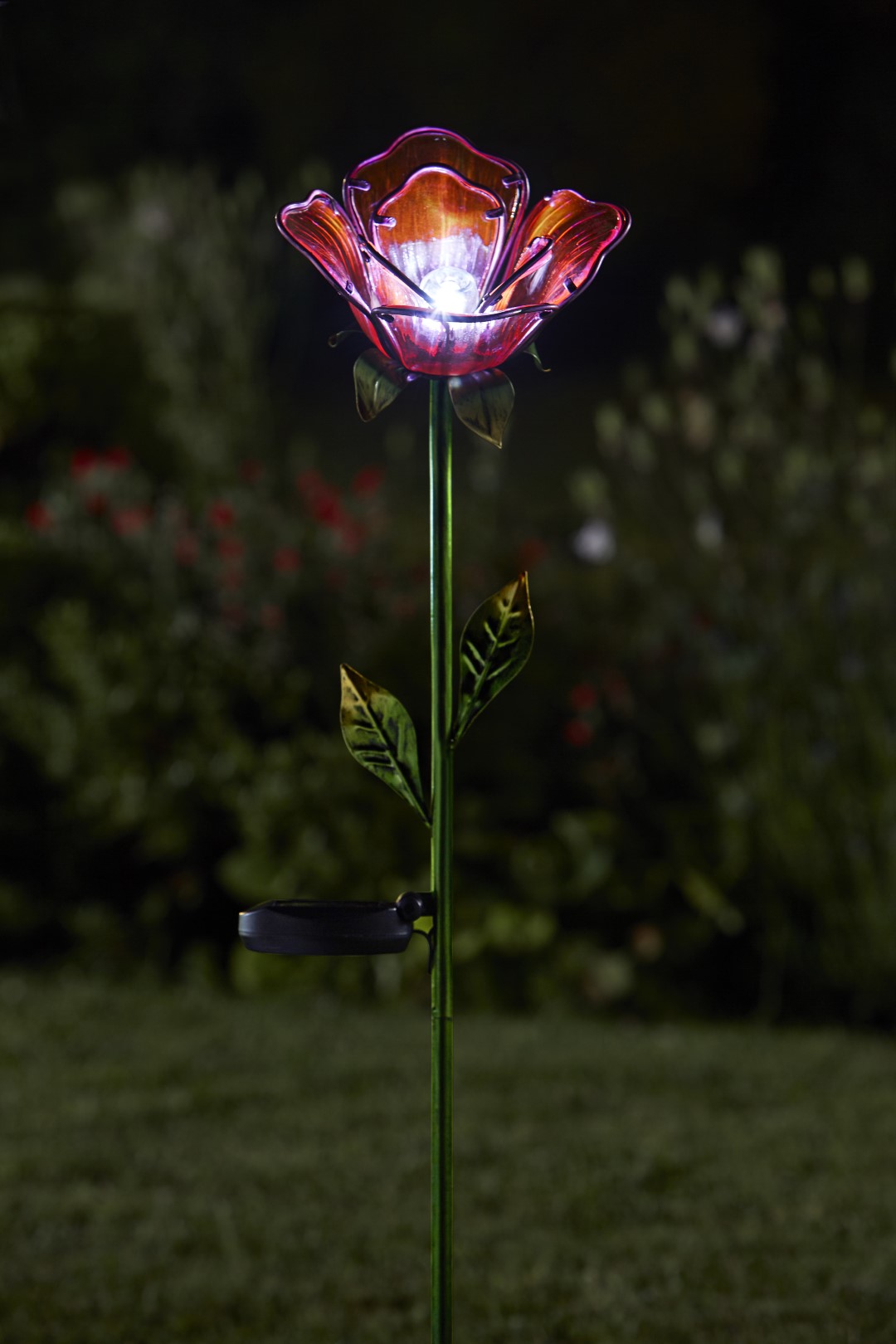 Smart Garden Red Rose Solarleuchte