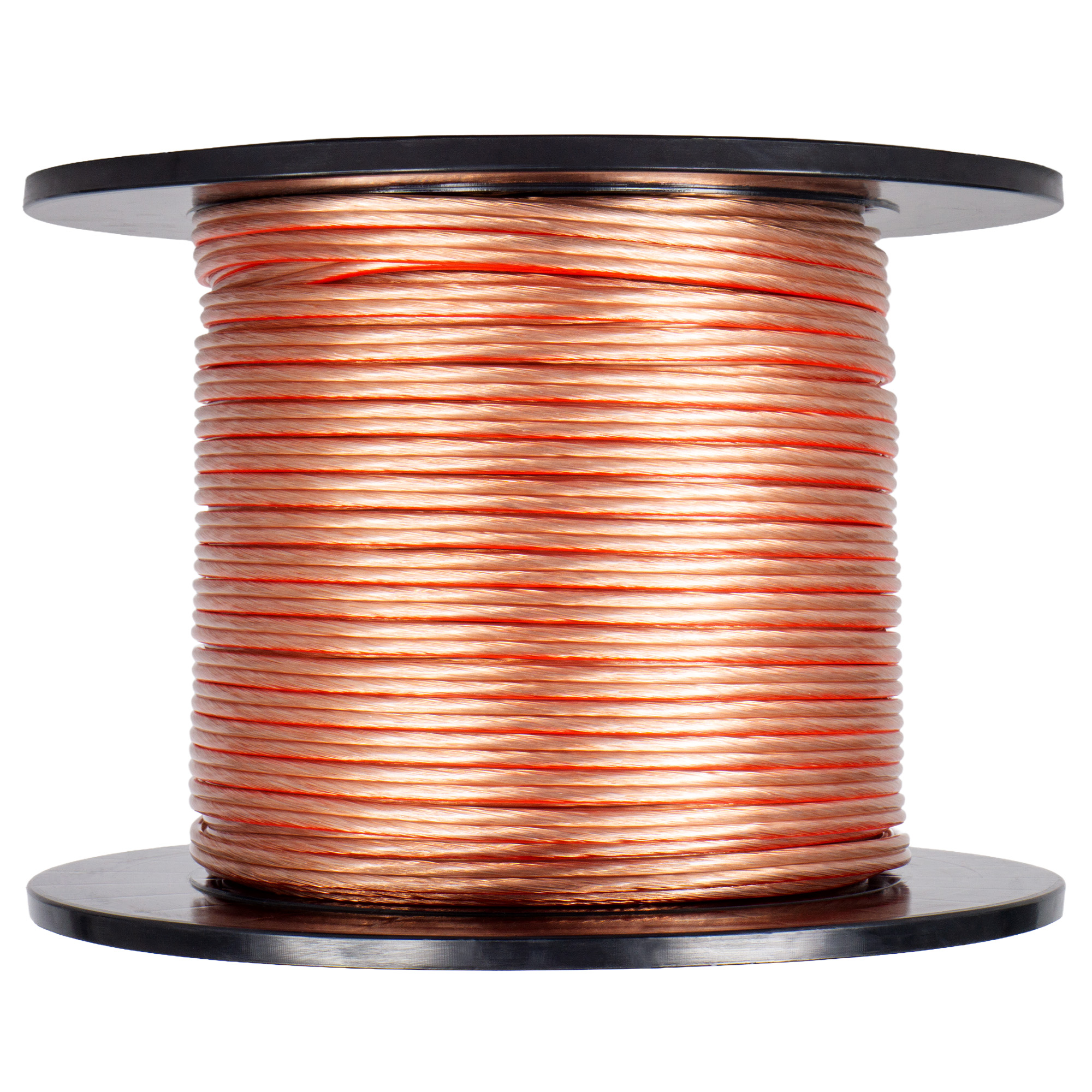 HSB Lautsprecherkabel LS-FL 2x4 mm² Spule 100 m, transparent (Meterware)