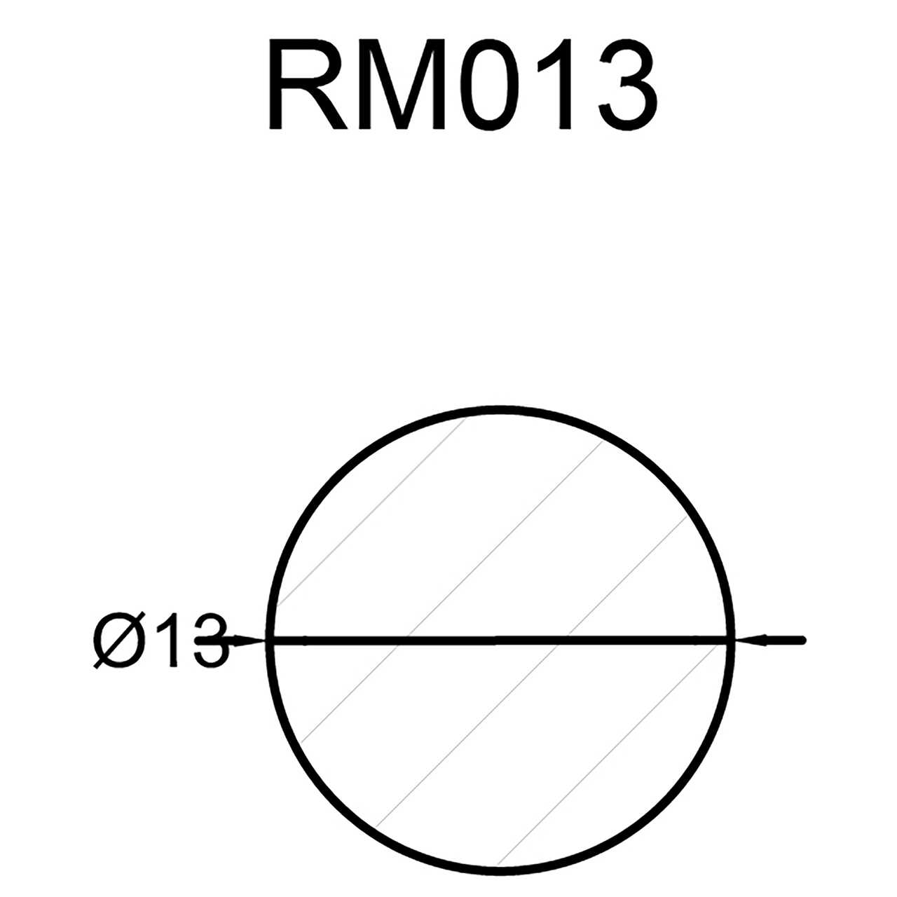 Neuhofer Rundstab, 13 mm