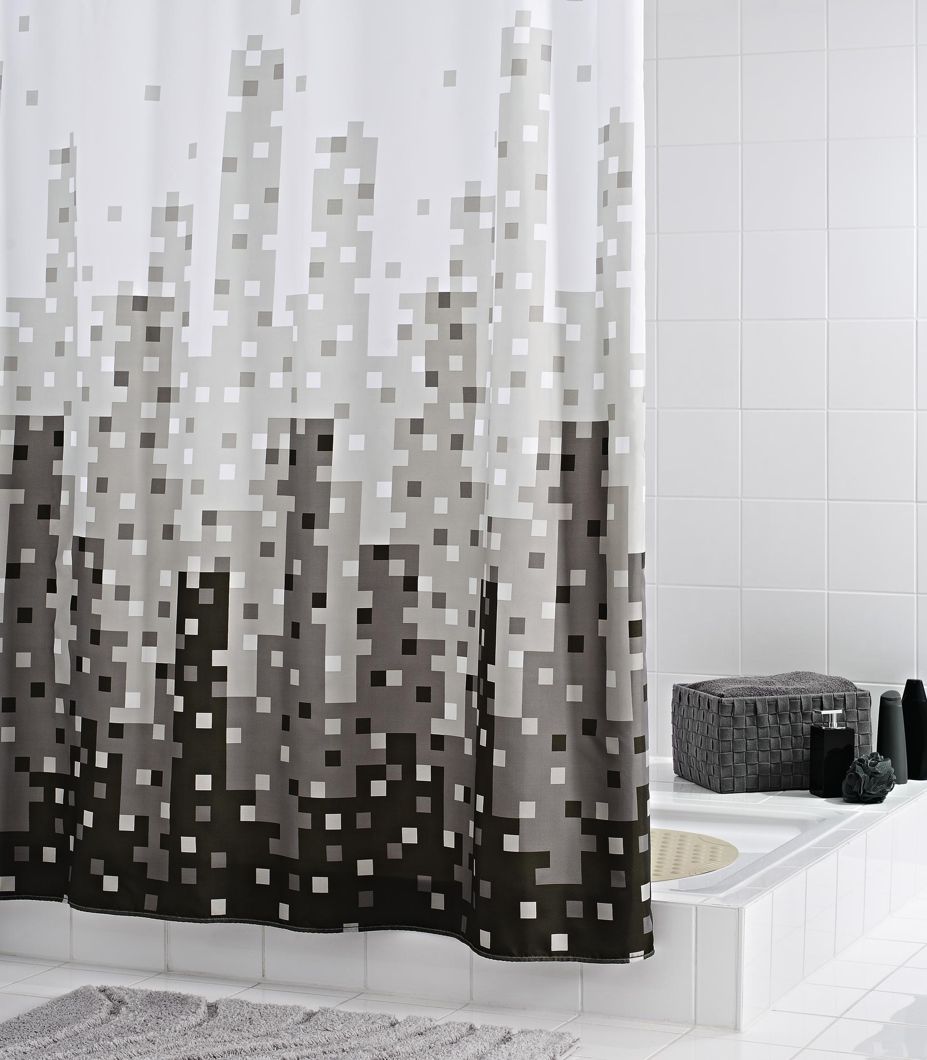 383274-2   TEXTIL-DUSCHVORHANG  180X200 CM  SKYLINE