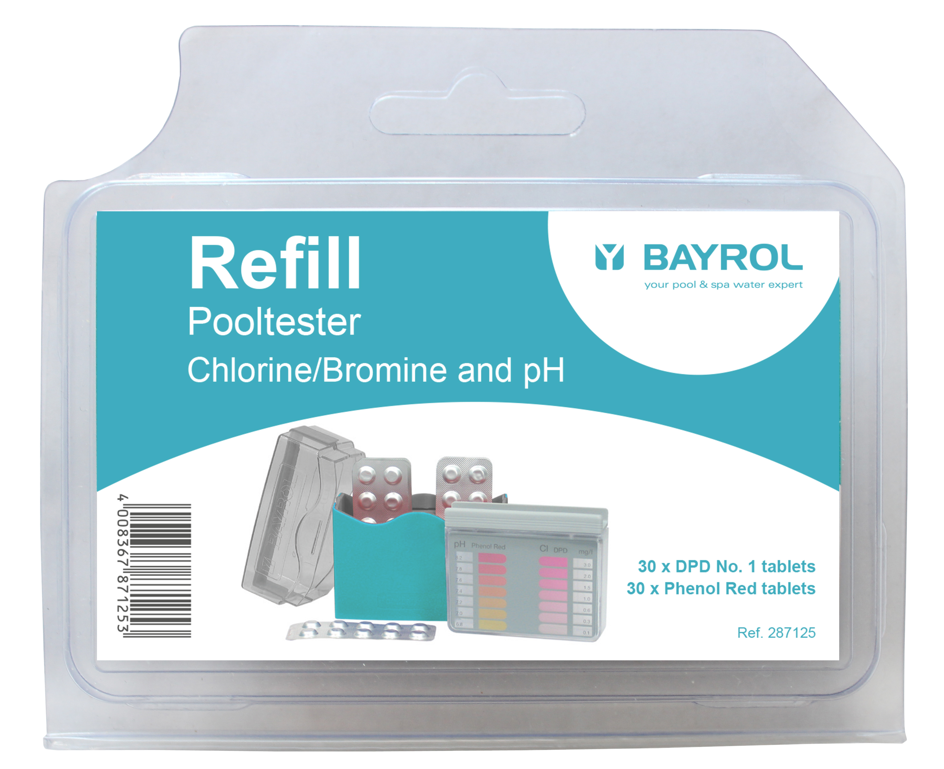 Bayrol Pooltester pH/Chlor, Nachfüllpack