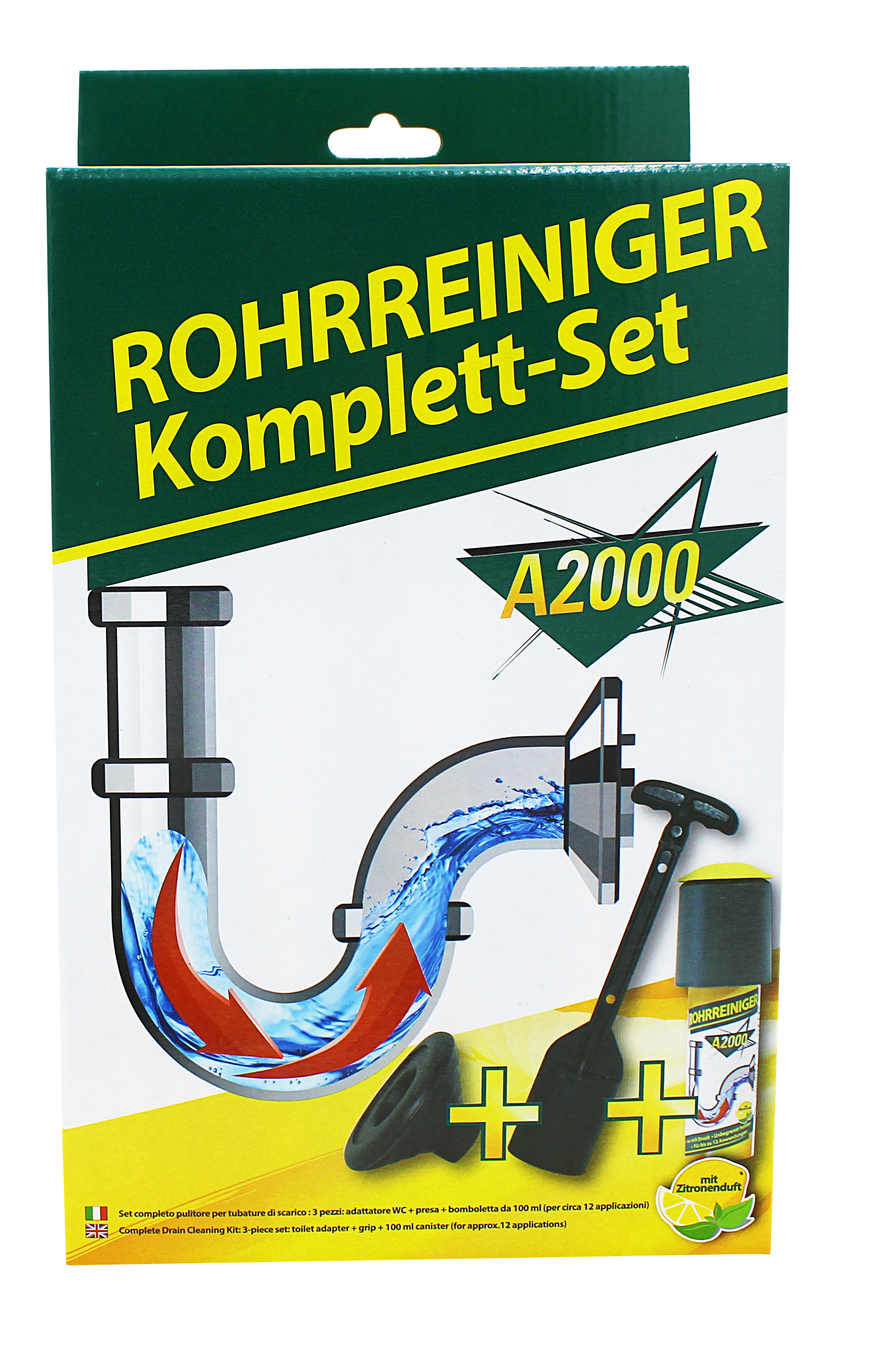 Steuber Rohrreininger Kompletset 3-teilig, 125 ml