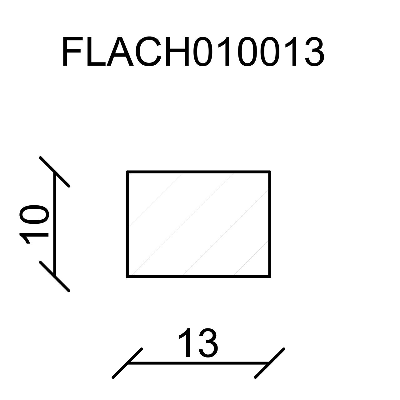 544189-Querschnitt Neuhofer Flachleiste, Fichte/Kiefer astrein roh