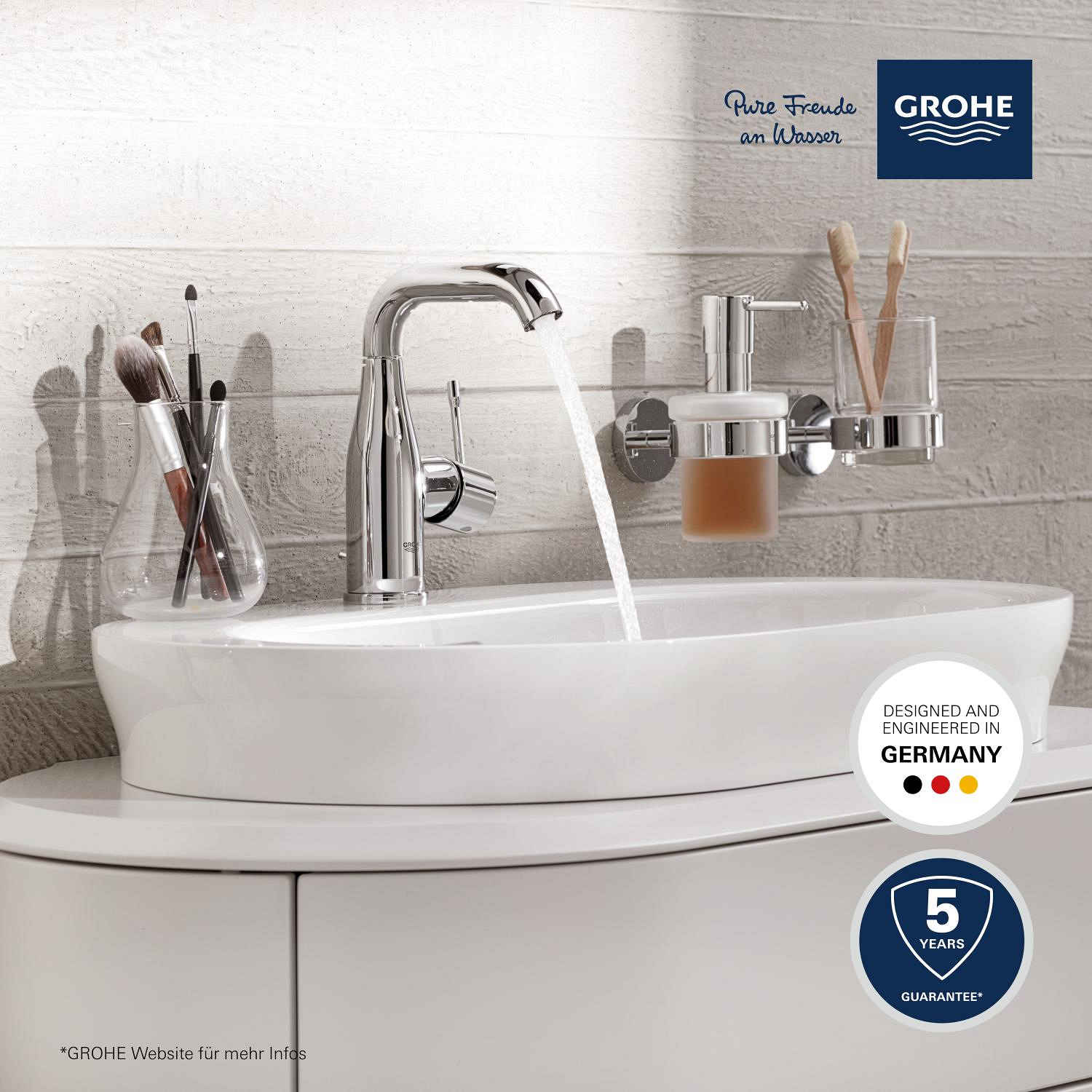 Grohe Essence Einhand-Waschtischbatterie, 1/2" M-Size