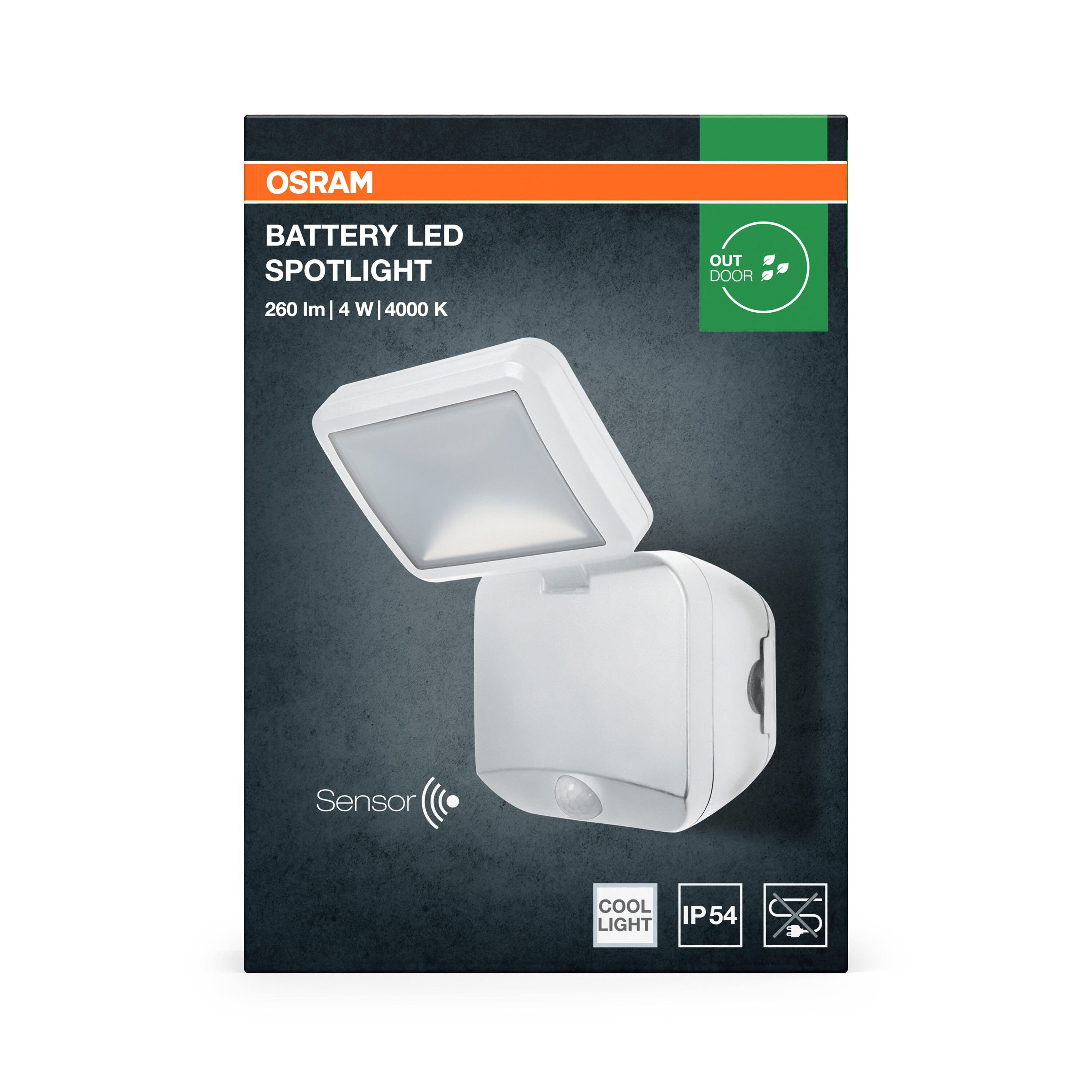 Osram LED Außenleuchte Battery Single, 4W, neutralweiß