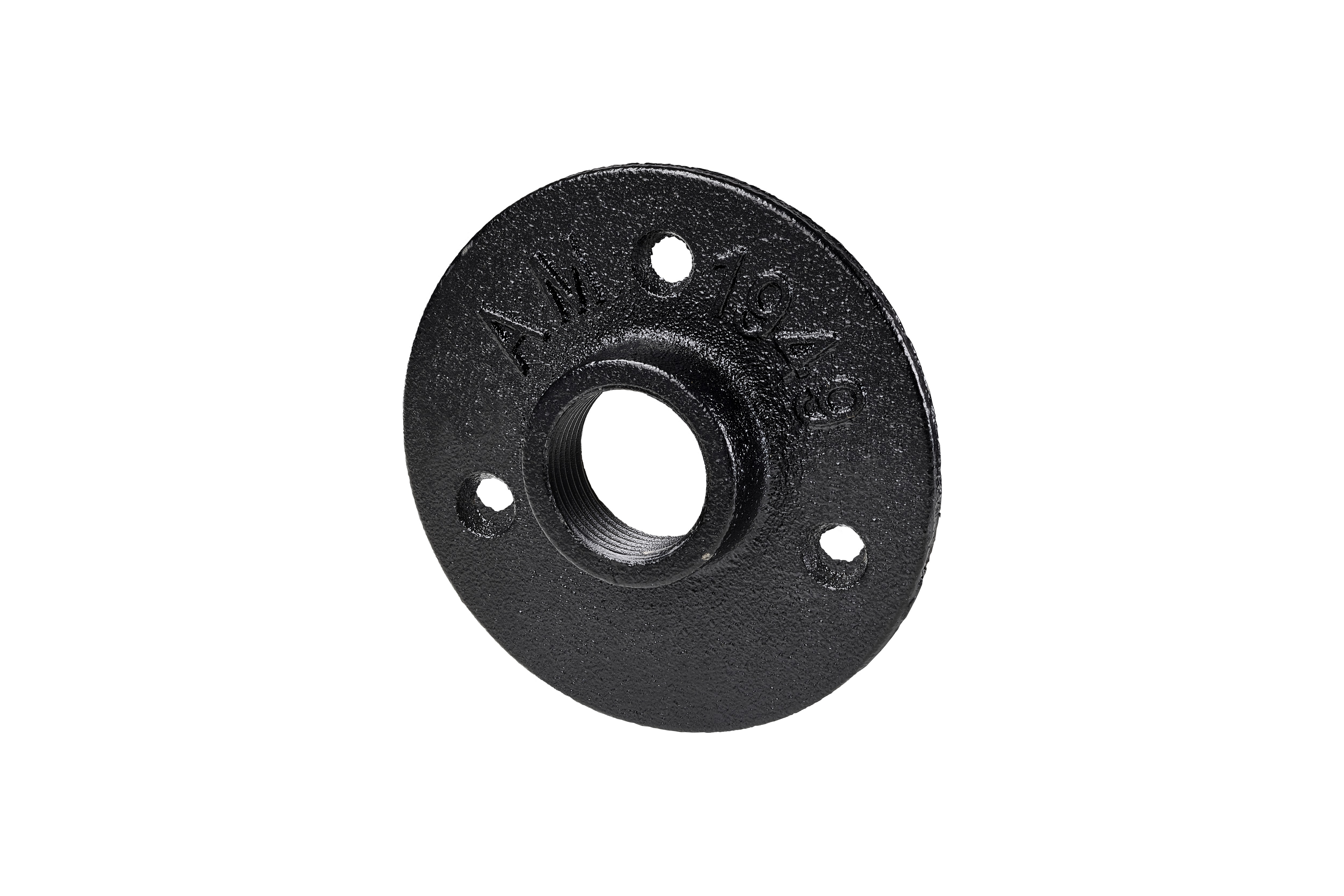 Dolle Wandhalterung Platte für Rohrsystem PIPE Ø 70 mm, schwarz