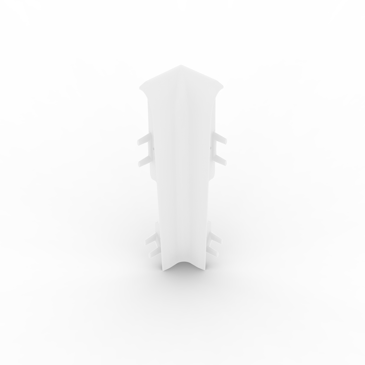 Döllken Innenecke Modern 60 Clip, uni weiß