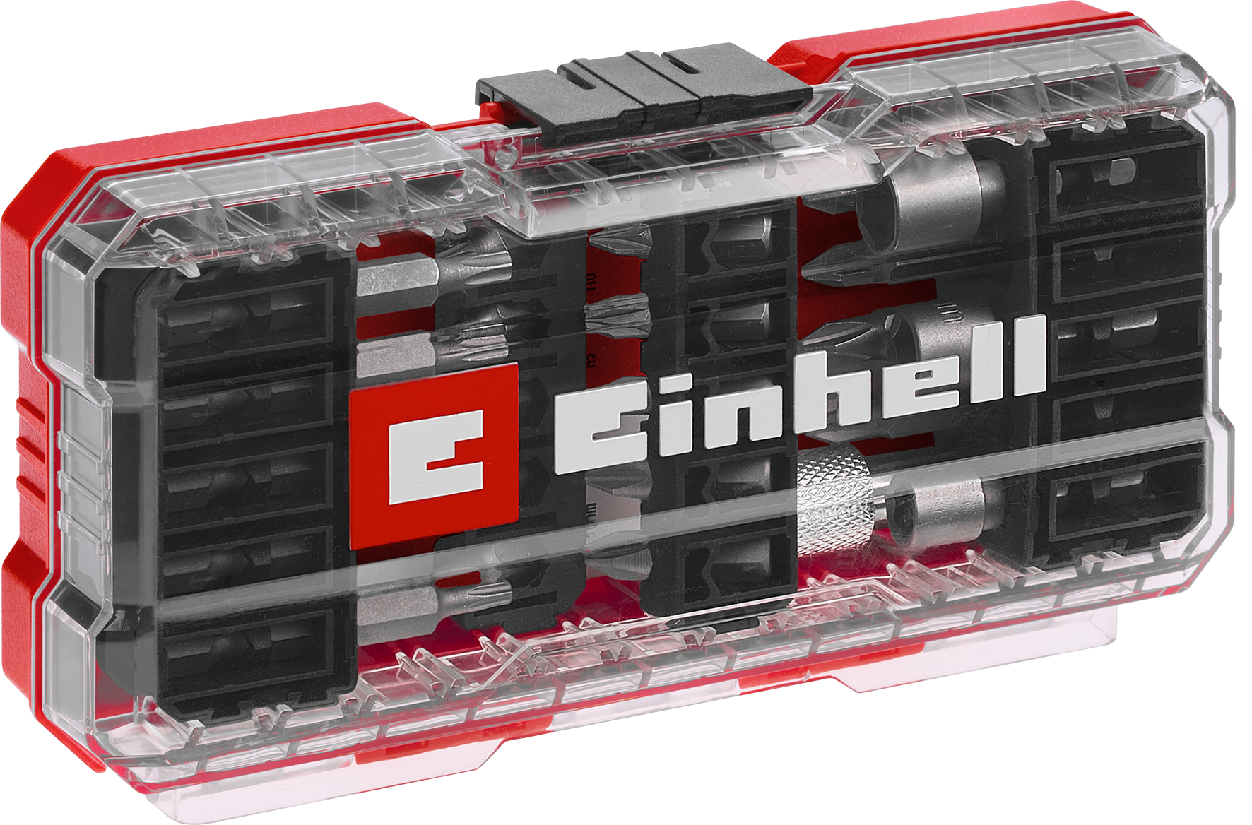 Einhell Bit- und Steckschlüssel-Set aus CrV-Stahl, S-CASE, 28-tlg. Einhell Bit- und Steckschlüssel-Set aus CrV-Stahl, S-CASE, 28-tlg.