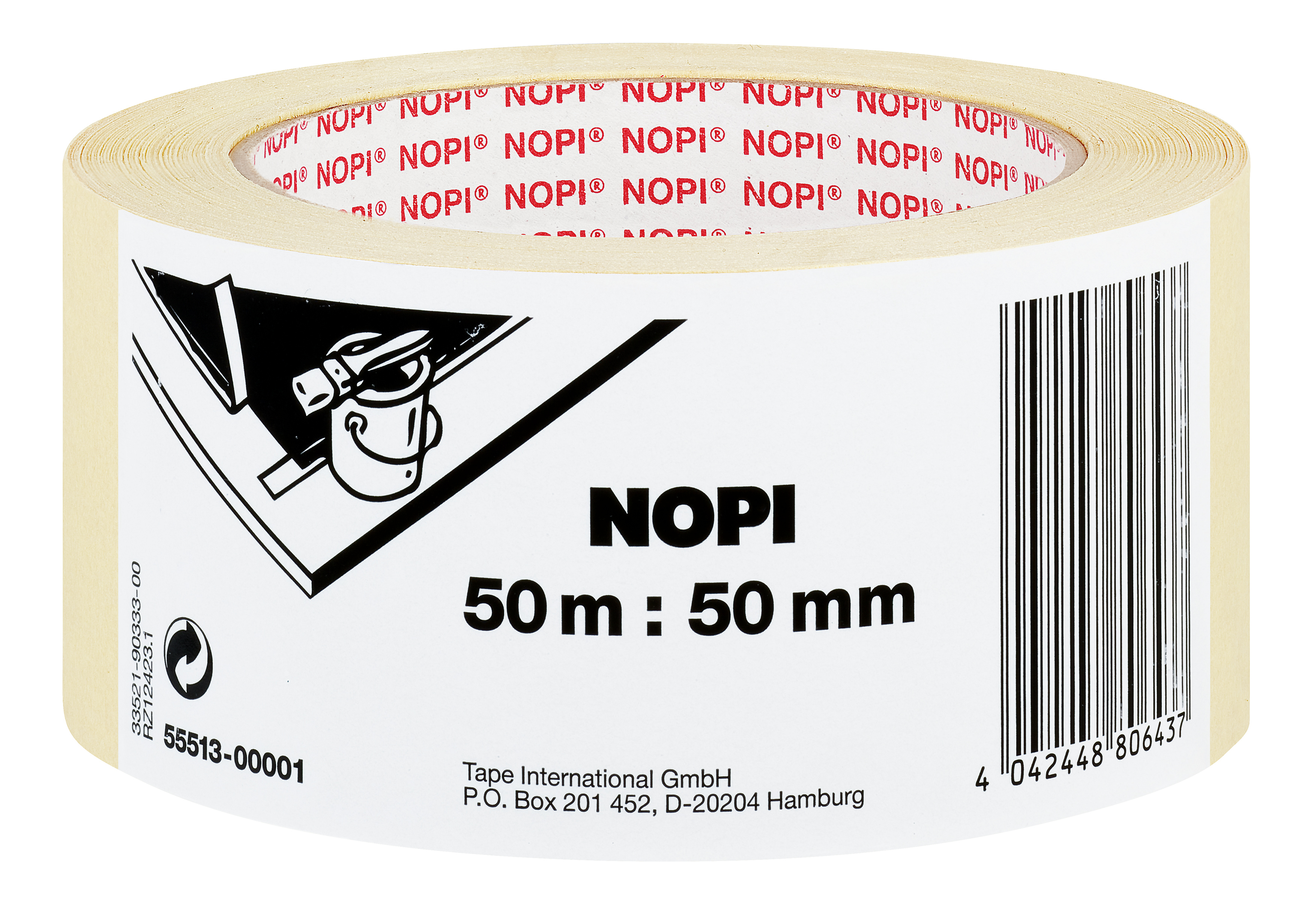NOPI® Maler-Krepp, 50 m : 50 mm NOPI® Maler-Krepp, 50 m : 50 mm