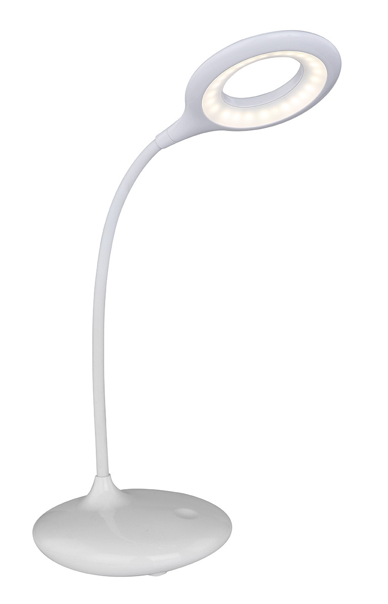 GLOBO TISCHLEUCHTE 5W WEISS  FLEXO TOUCHDIMMER AKKU