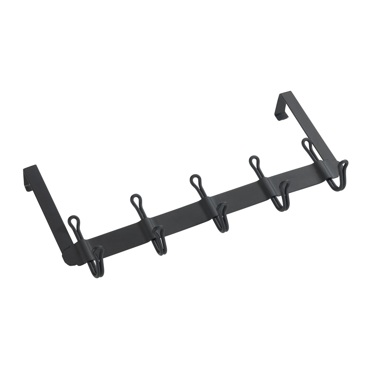 703884-Tu-rgarderobe-Nostalgie-schwarz-matt_FS_06 WENKO TÜRGARDEROBE NOSTALGIE SCHWARZ MATT