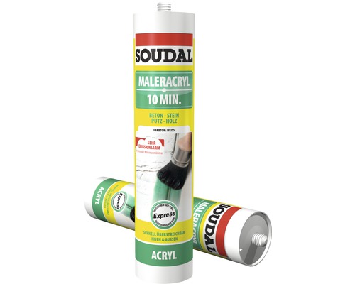 Soudal Maleracryl 10 Min, weiß, 300 ml