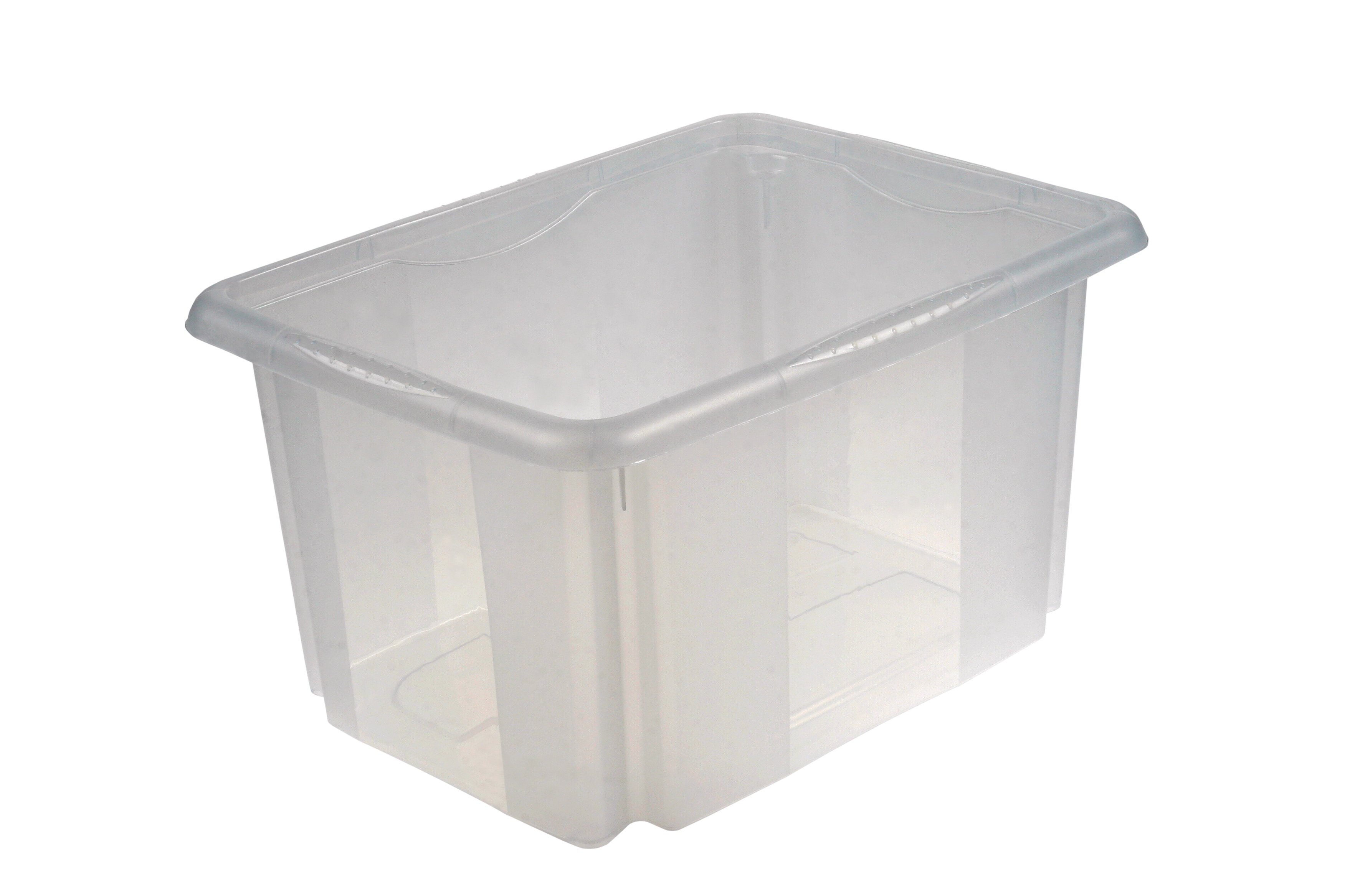 keeeper Aufbewahrungsbox mit Dreh-/Stapelsystem, 38 x 28,5 x 20,5 cm, 15 l, Emil, Transparent keeeper Aufbewahrungsbox mit Dreh-/Stapelsystem, 38 x 28,5 x 20,5 cm, 15 l, Emil, Transparent