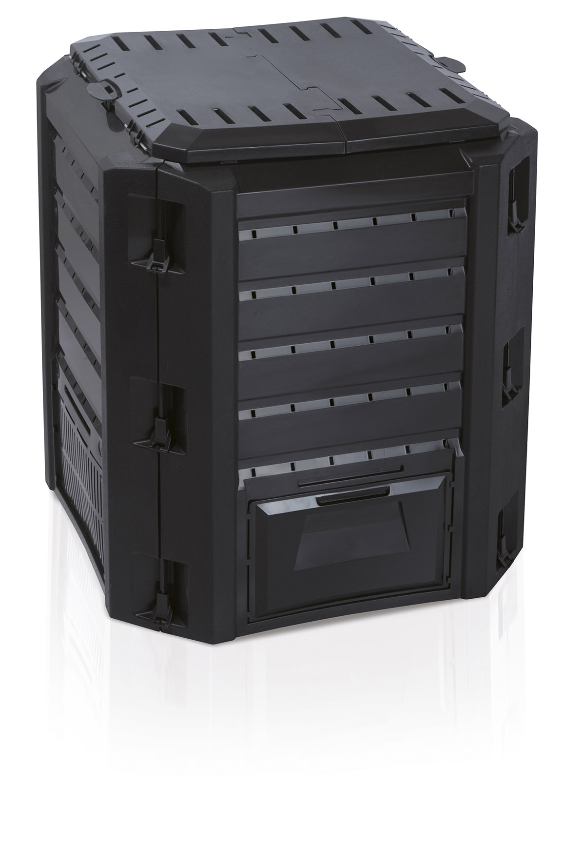 IKL380C_S411-Komposter-Compogreen-schwarz Komposter