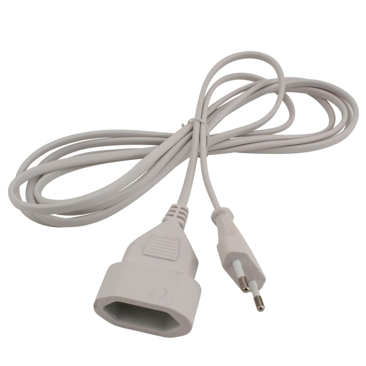 297910 EURO-VERLÄNGERUNG MIT STECKER UND KUPPLUNG 3M WS