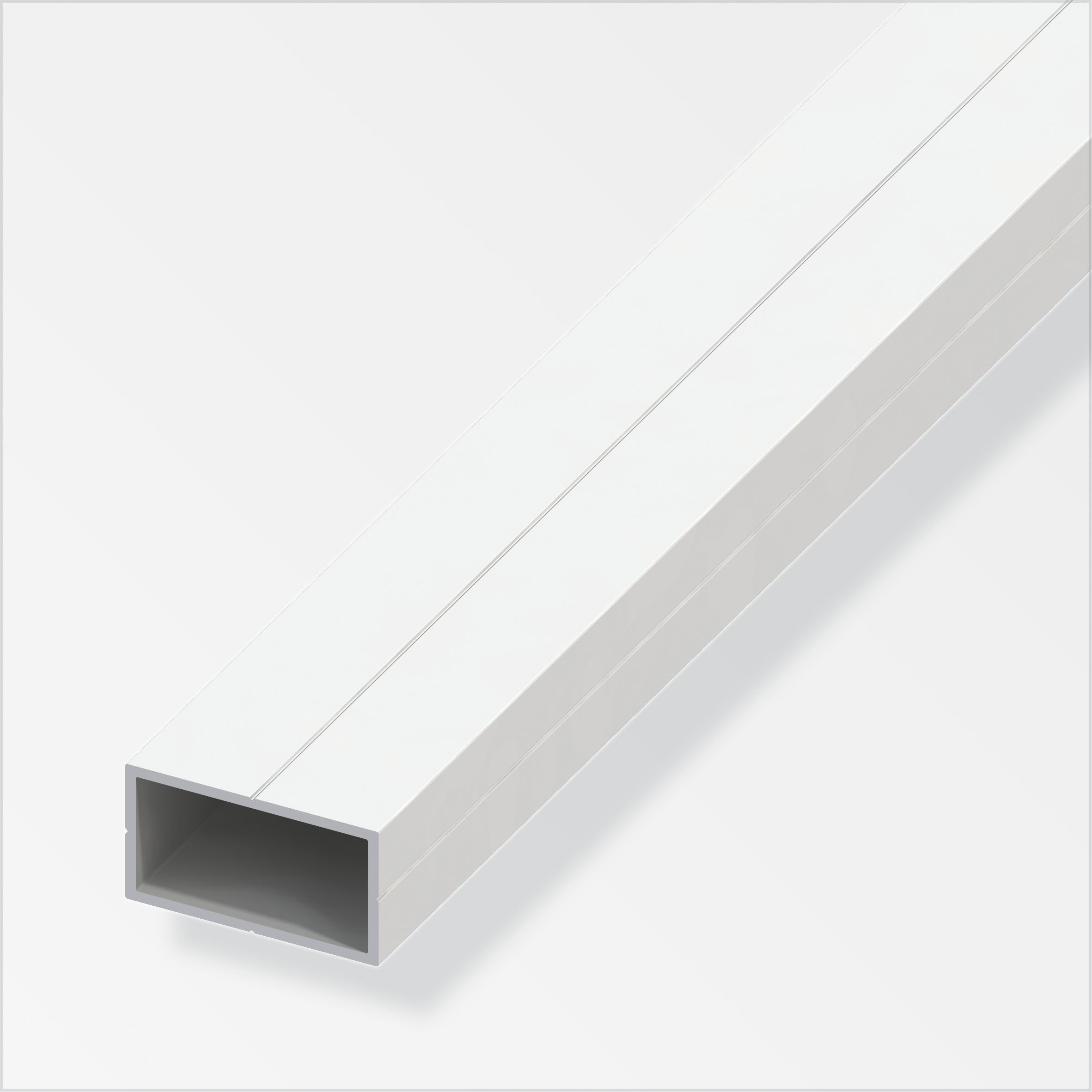 406035_Rechteckrohr Alfer Rechteckrohr 11,5 x 19,5 mm, weiß