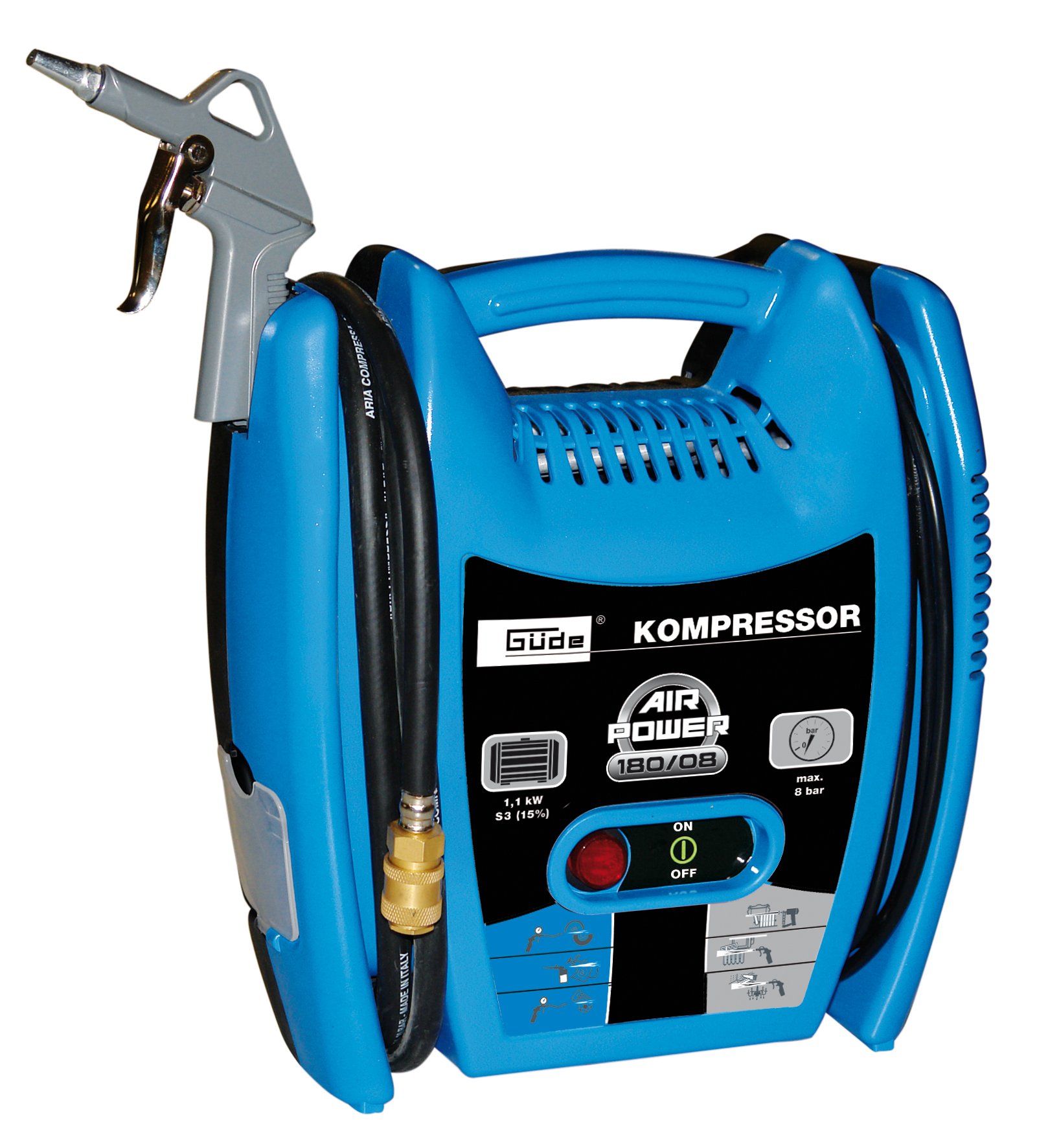 50077 Güde Multikompressor-Set, 6-teilig