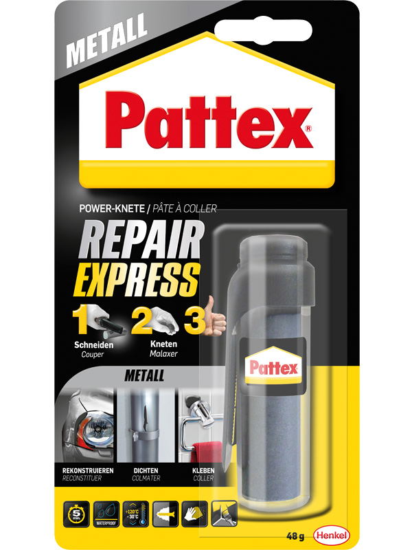 Pattex Repair Express Power Knete Metall, 48 g