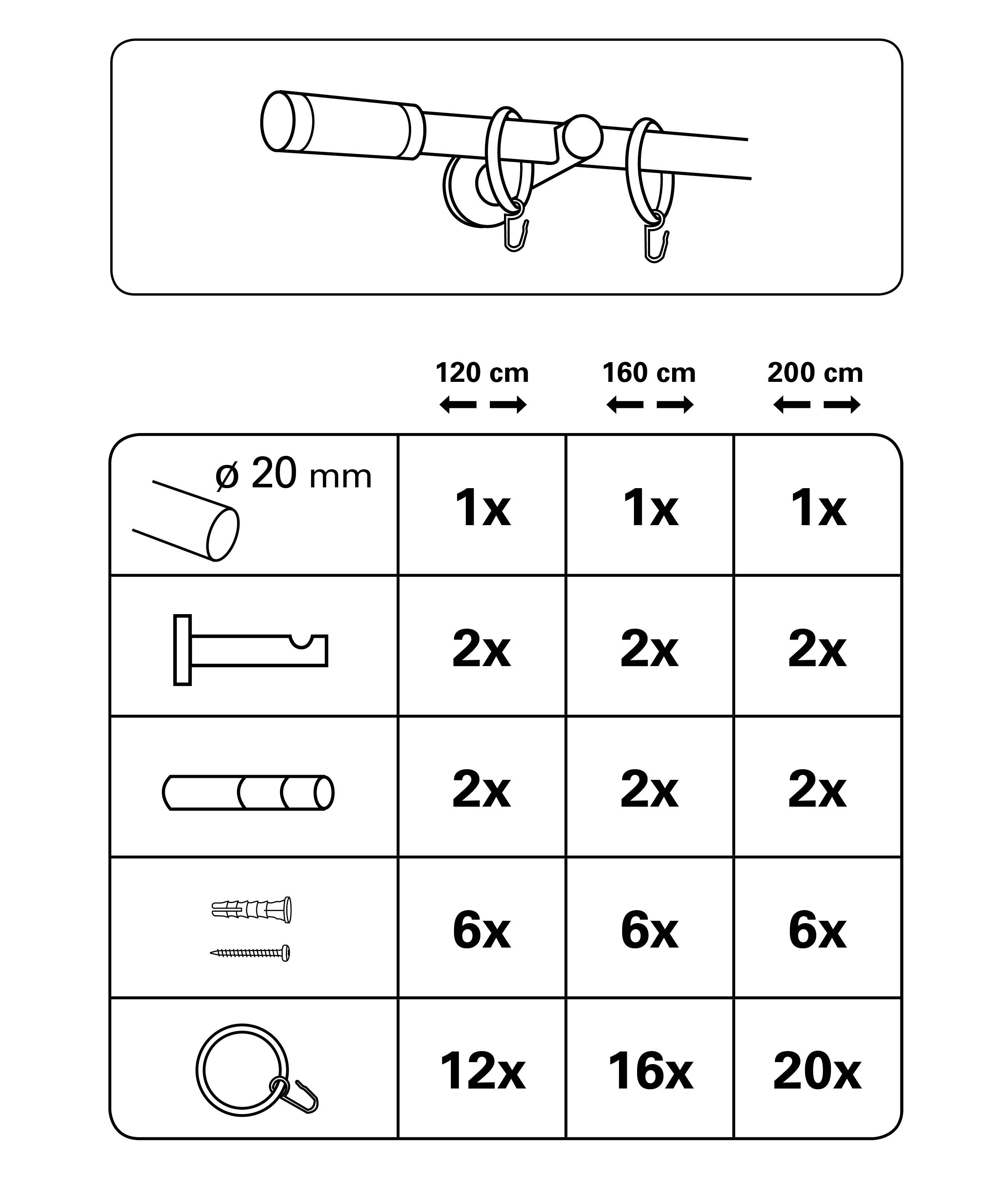 044127_02-Stil-Grt-Zylinder-edelstahl-Inhalt GARDINIA STIL-GRT. ZYLINDER 20MM 120CM EDEL