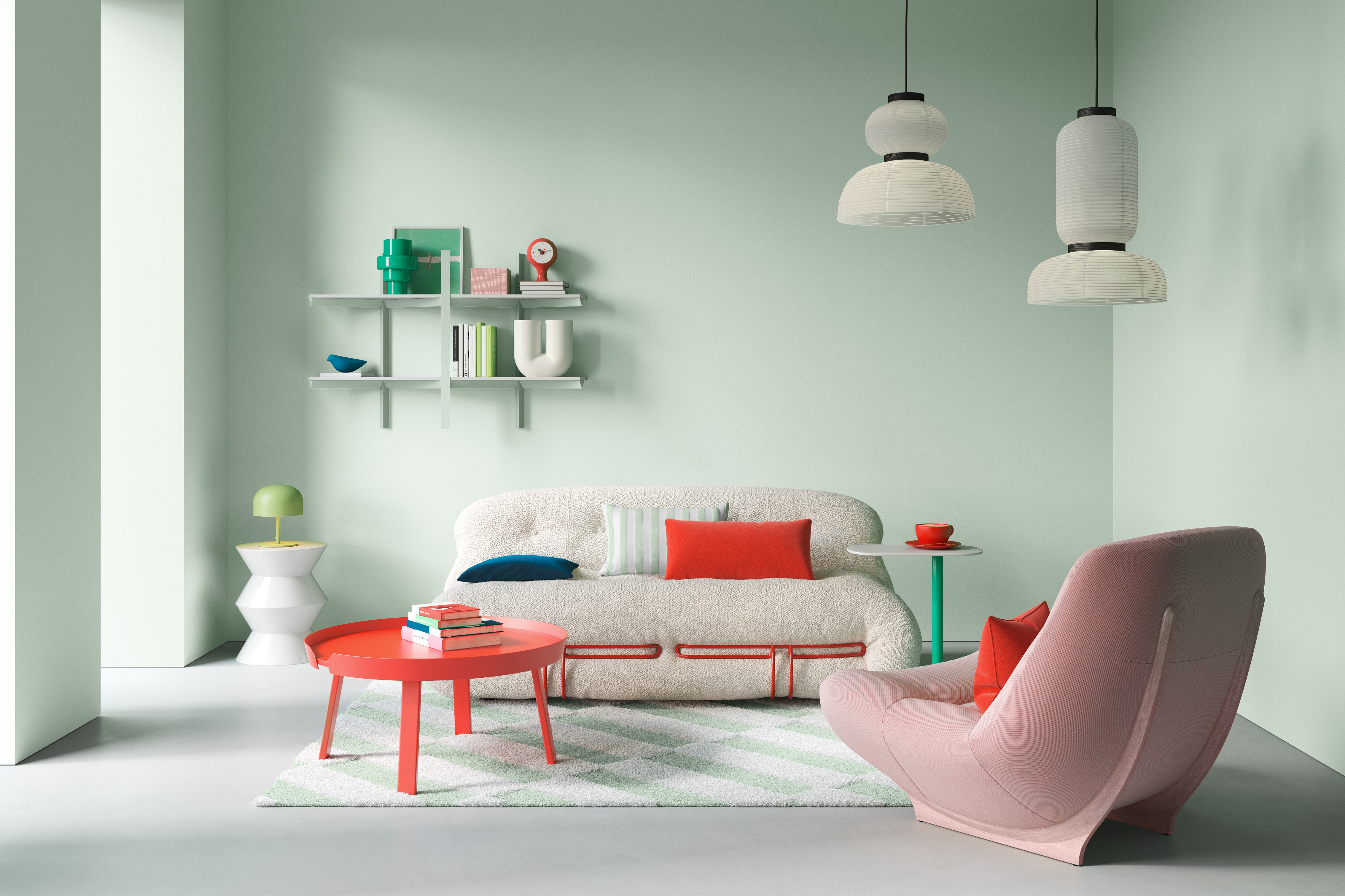 Alpina PANTONE® Milky Green, 5 Liter