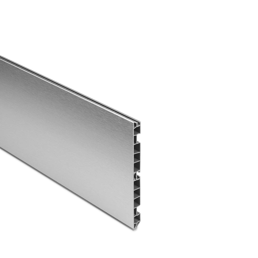 GetaElements Sockelblende Magro, 250 x 15 x 2 cm, alu GetaElements Sockelblende Magro, 250 x 15 x 2 cm, alu