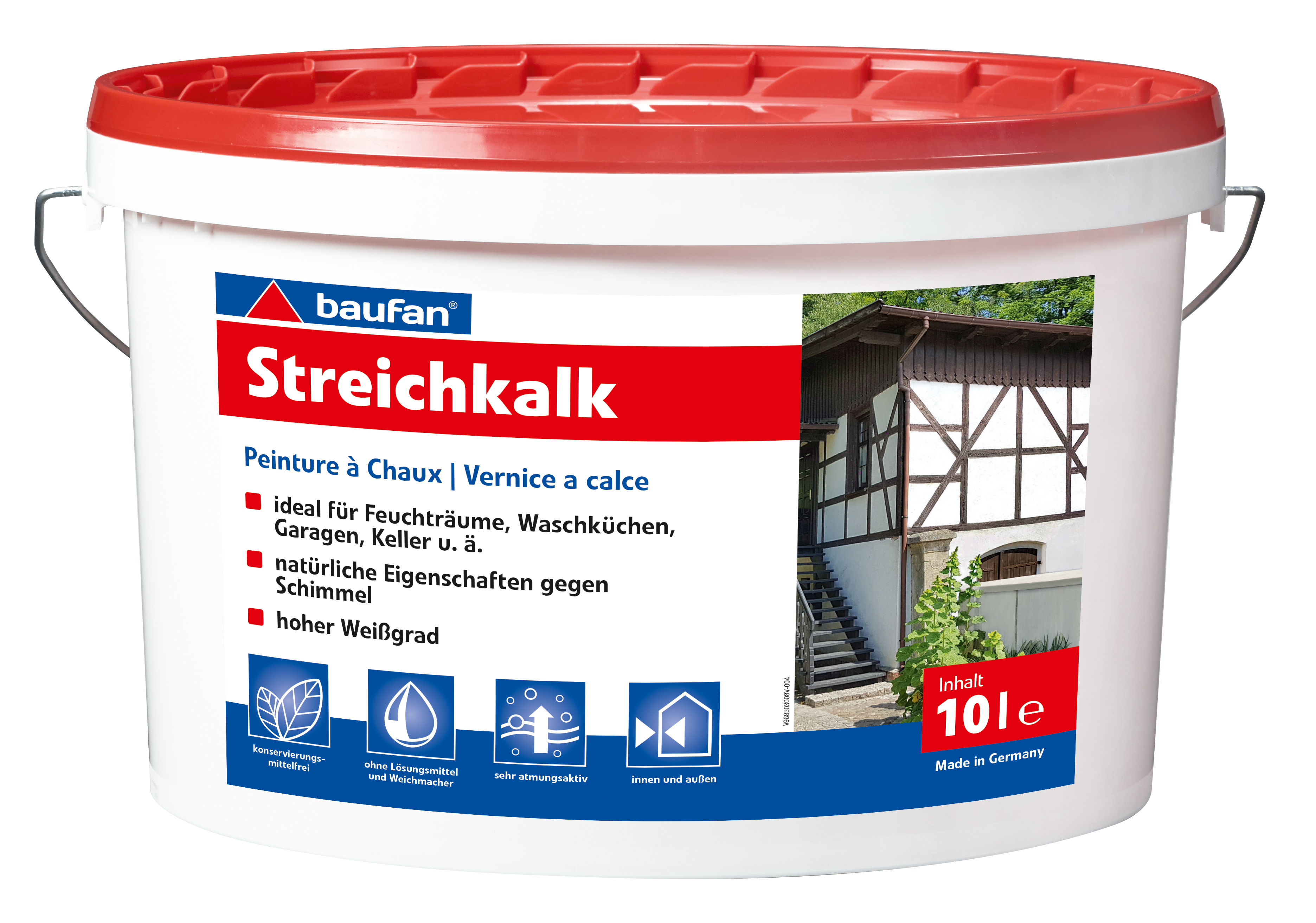 baufan Streichkalk, 10 l