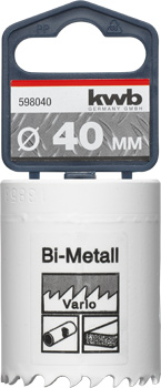 598040-300 Kwb HSS Lochsäge, 40 mm