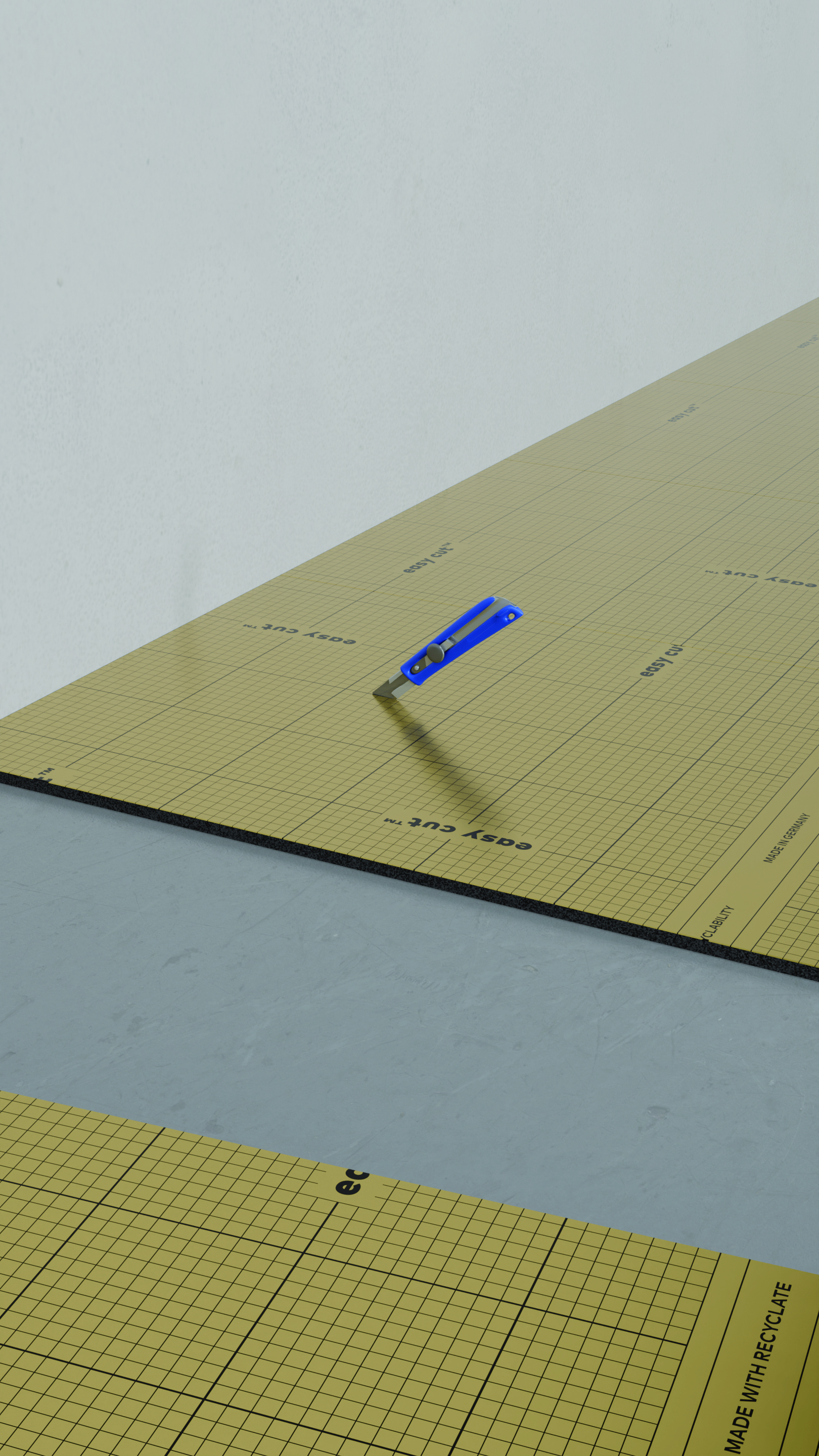 SELITAC Laminat- und Parkettunterlage pro+ 10 mm, 0,5 x 1,2 m, 6 m²