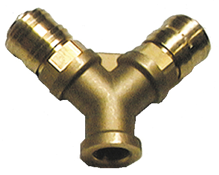 41136 Güde Verteiler 3/8 IG, 2 Kupplungen