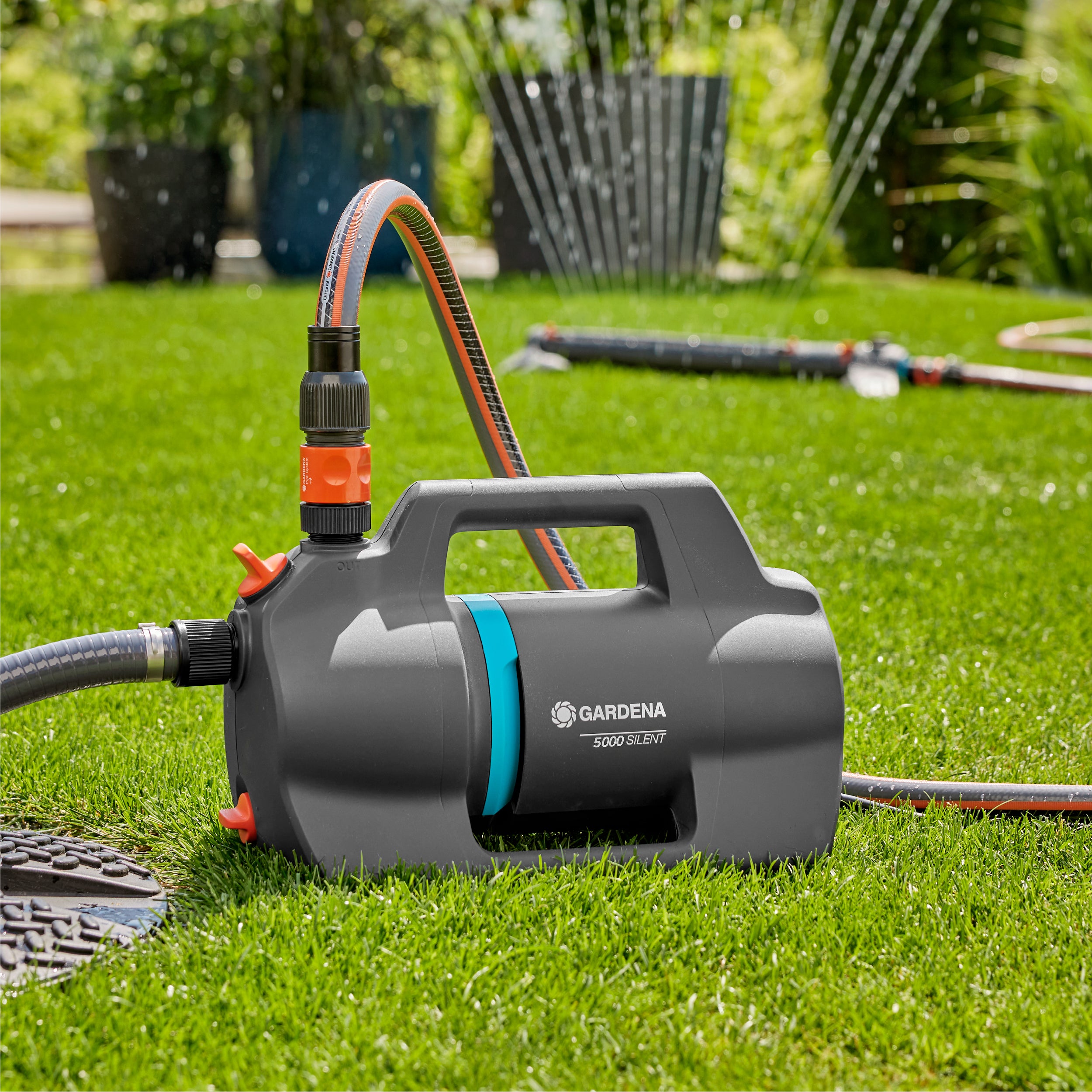 Gardena Gartenpumpe 5000 Silent