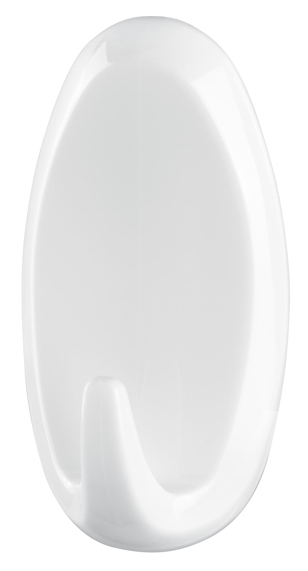 tesa Powerstrips Selbstklebehaken Large Oval, weiß