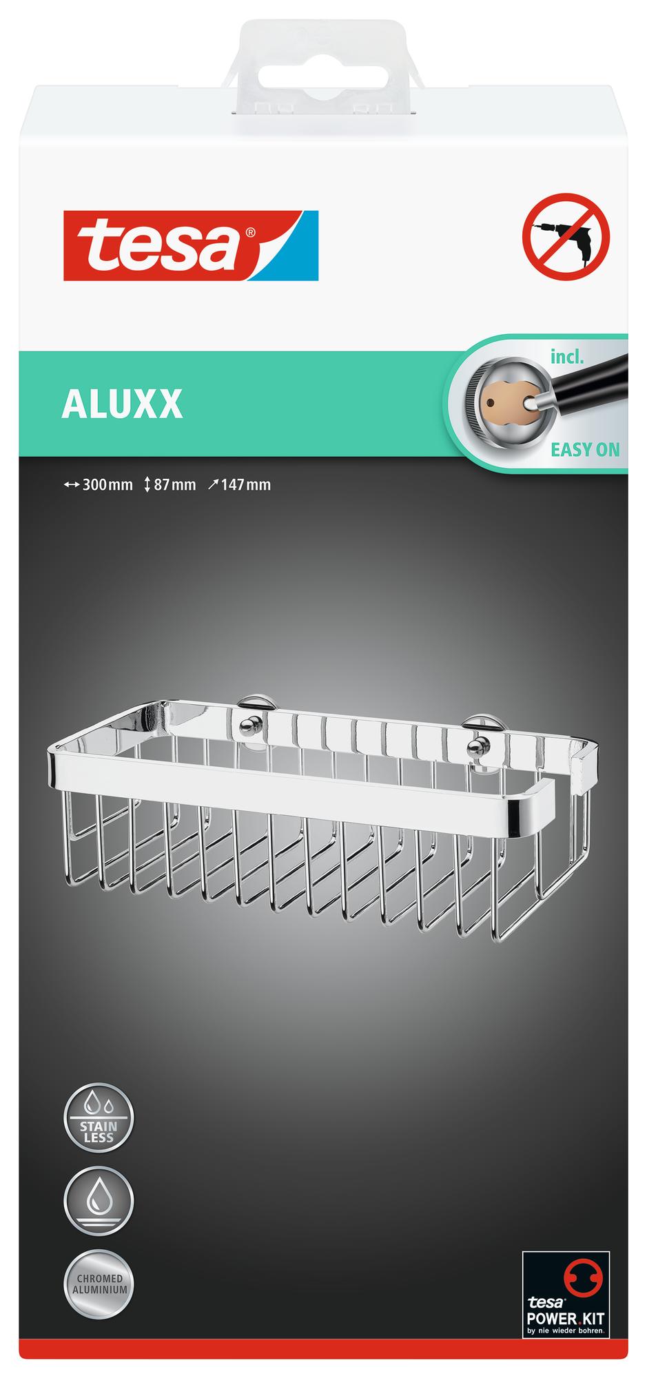 tesa_ALUXX_402100000000_LI490_front_pa tesa Aluxx Ablagekorb, einstöckig, viereckig