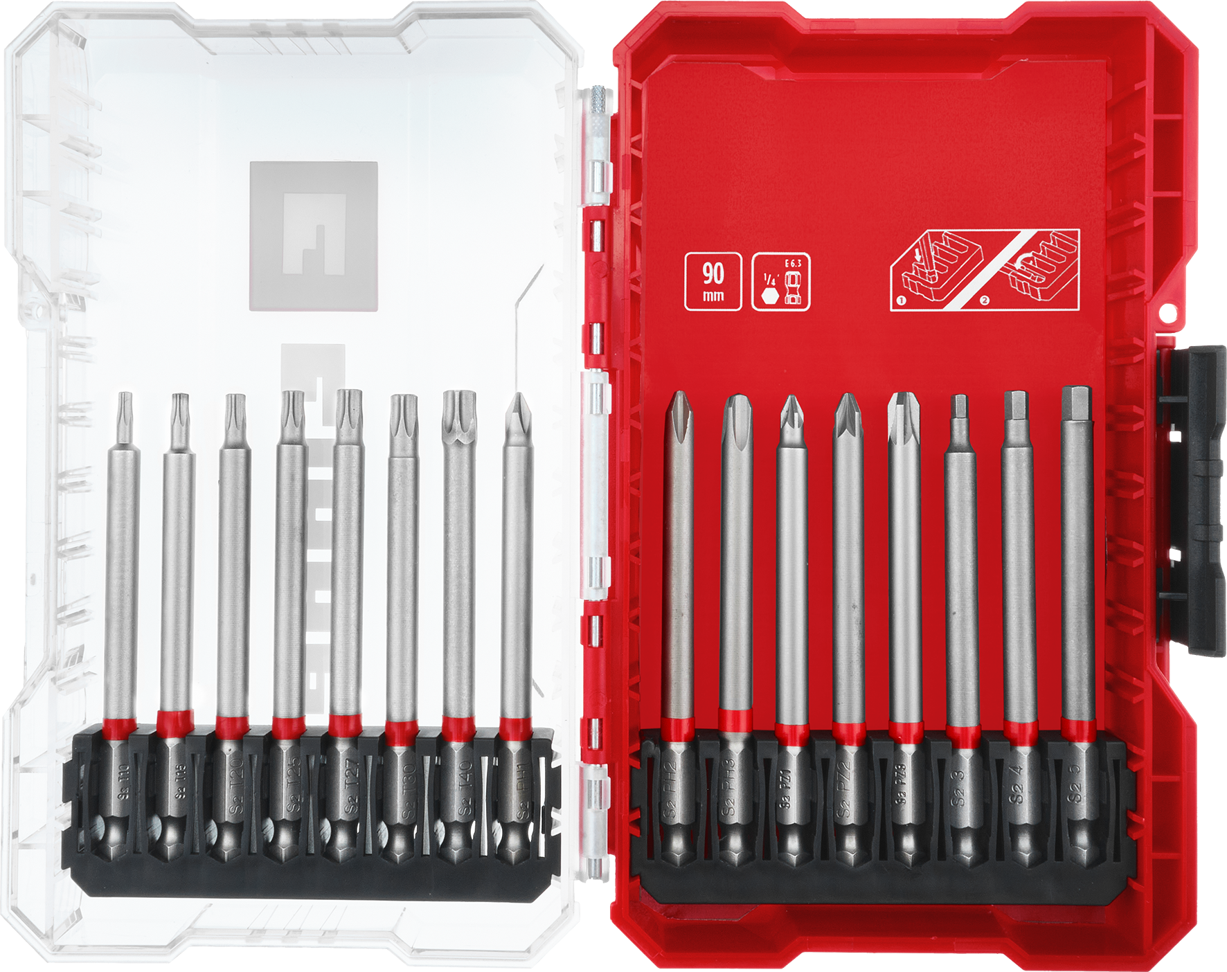 Einhell Bit-Set, M-CASE, 16-teilig, 90 mm