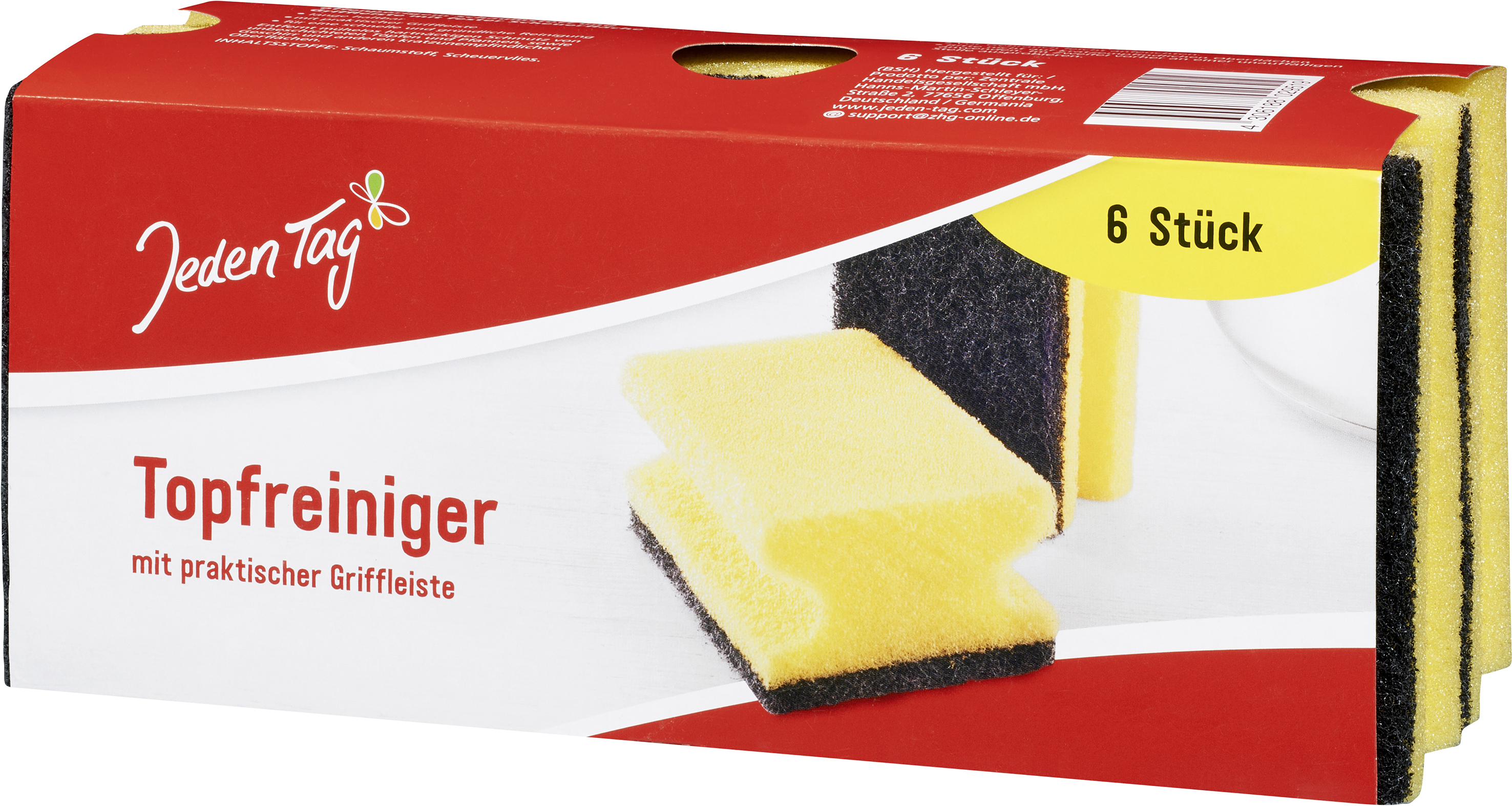 Jeden Tag Topfreiniger, 6 Stück Jeden Tag Topfreiniger, 6 Stück