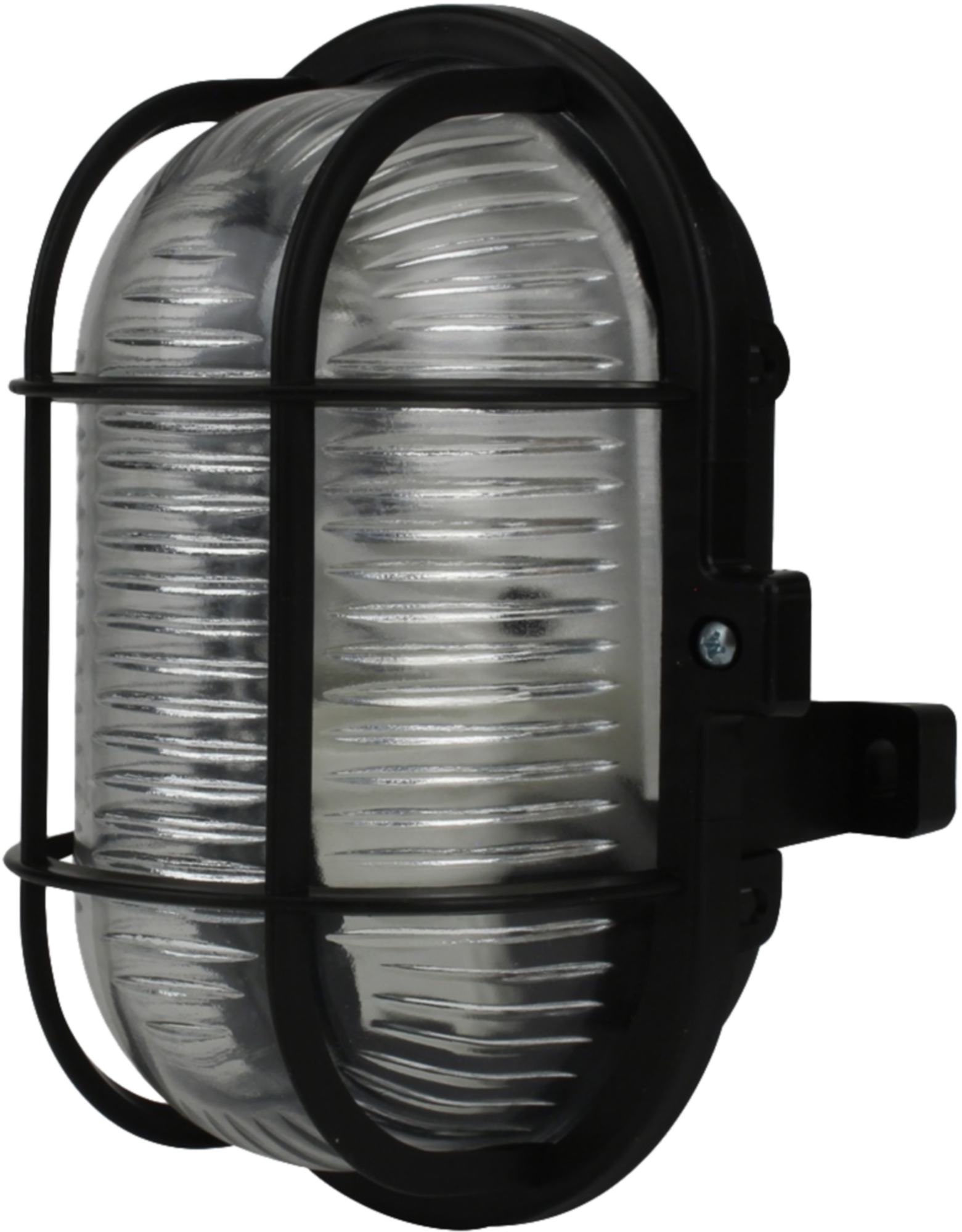 Unitec Ovalleuchte 60W PVC-Korb, schwarz Unitec Ovalleuchte 60W PVC-Korb, schwarz