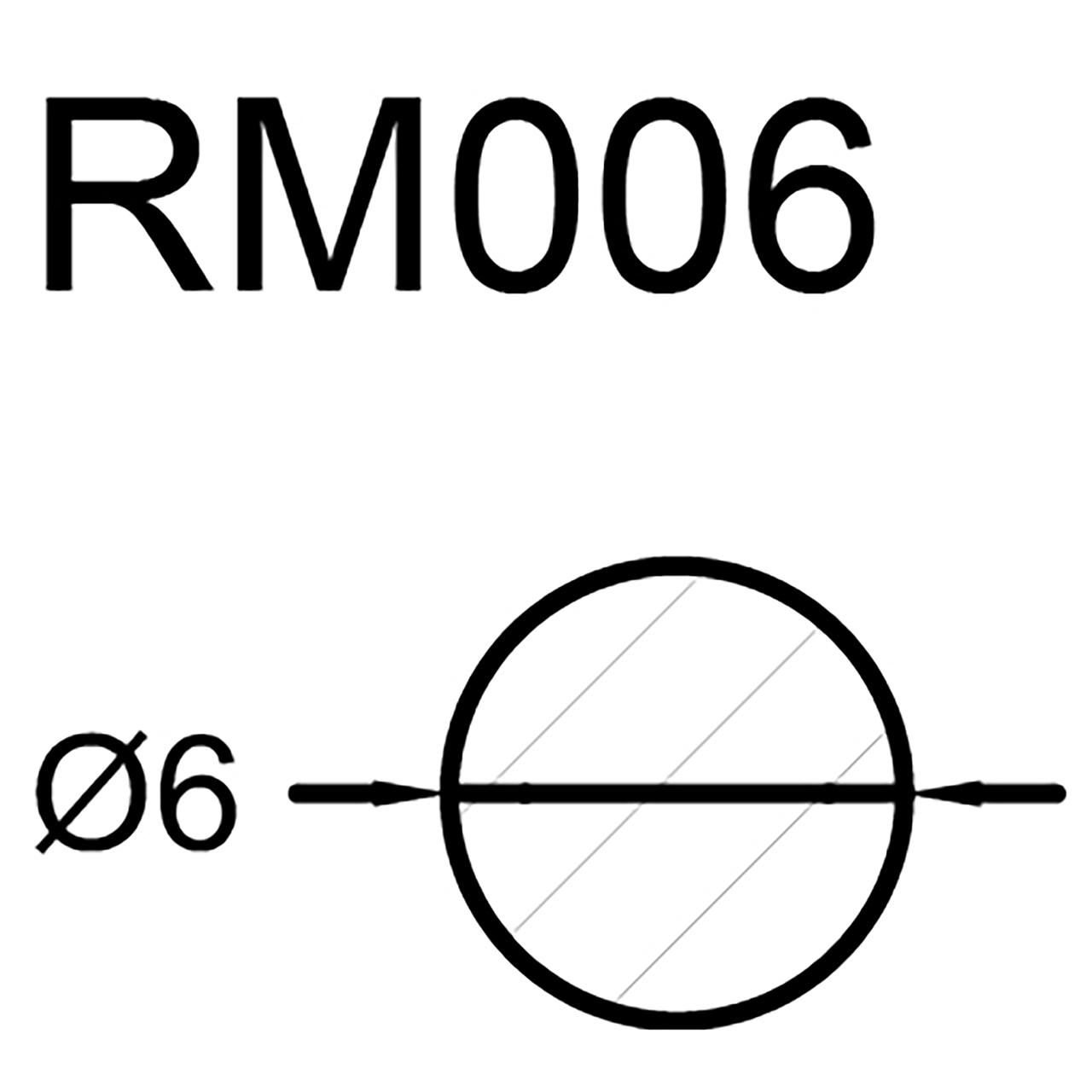 544048-Querschnitt Neuhofer Rundstab, 6 mm