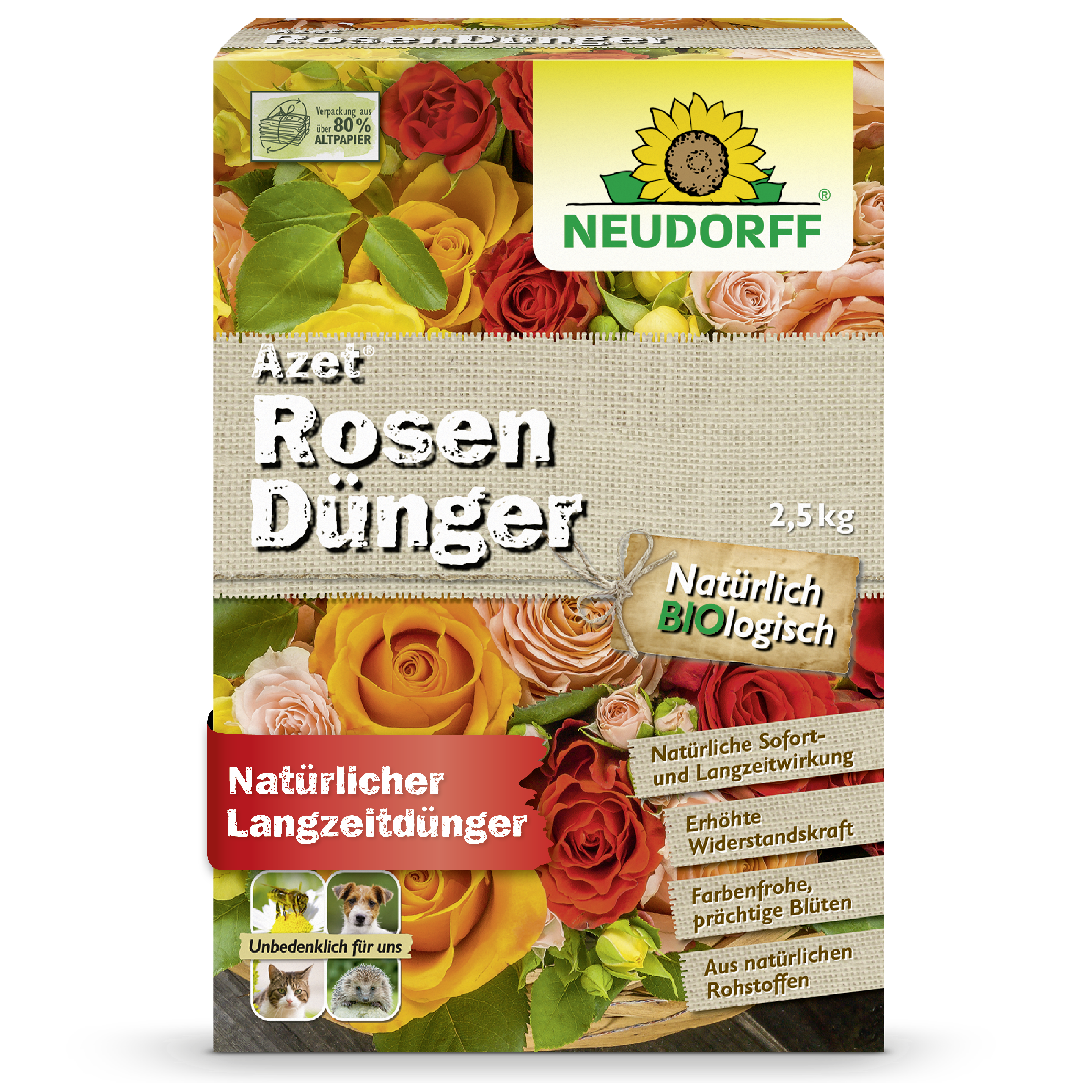 Neudorff Azet RosenDünger, 2,5 kg