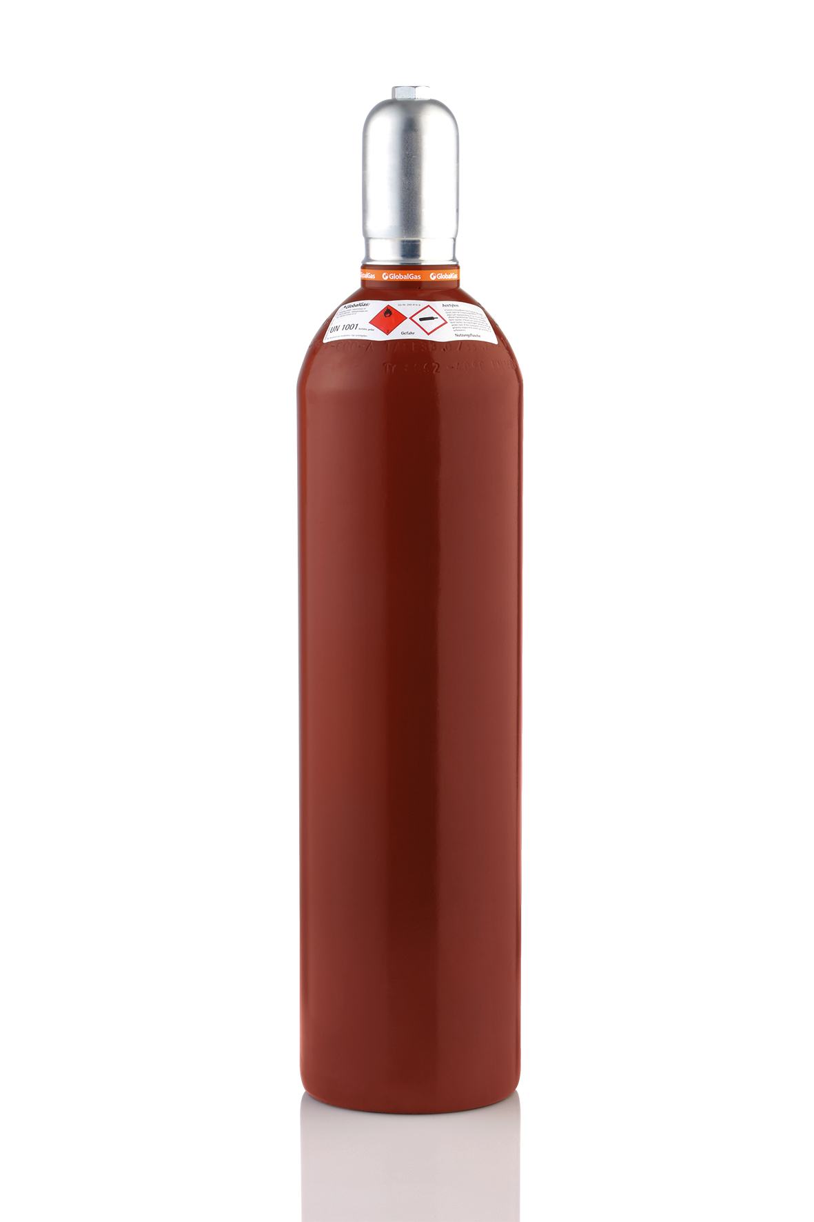 Globalgas Acetylen Nutzungsflasche, 20 L, leer Globalgas Acetylen Nutzungsflasche, 20 L, leer