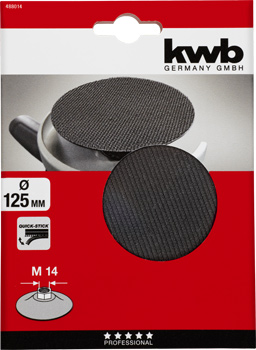 488014-300 Kwb Haftteller, 125 mm