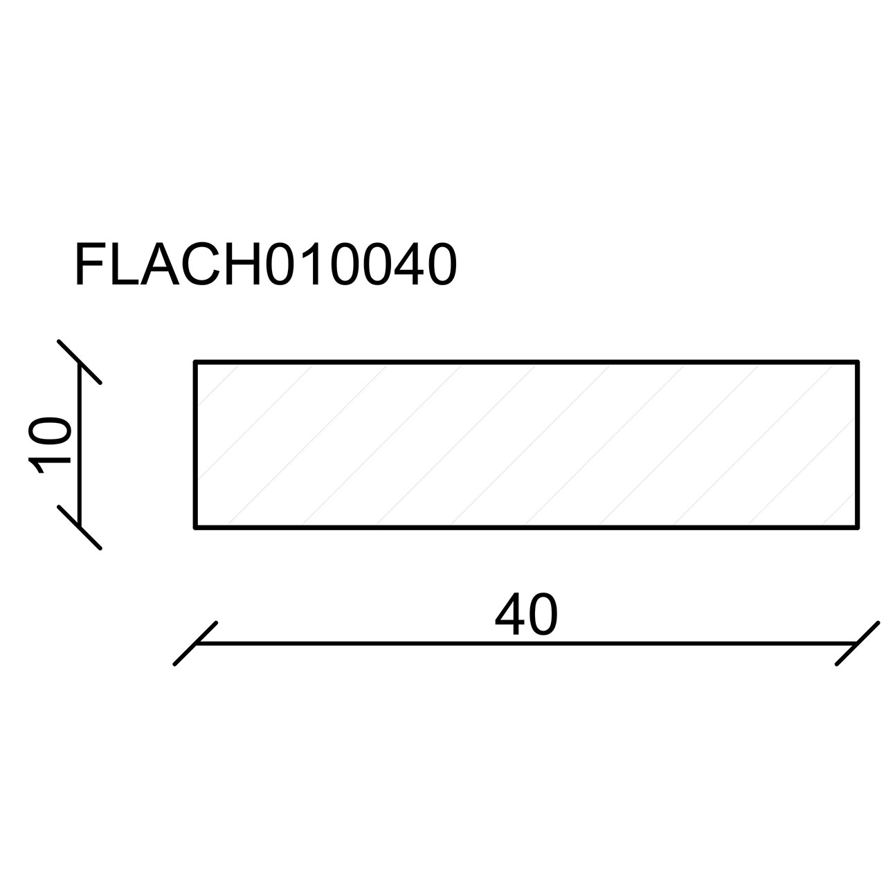 544031-Querschnitt Neuhofer Flachleiste, Fichte/Kiefer astrein roh
