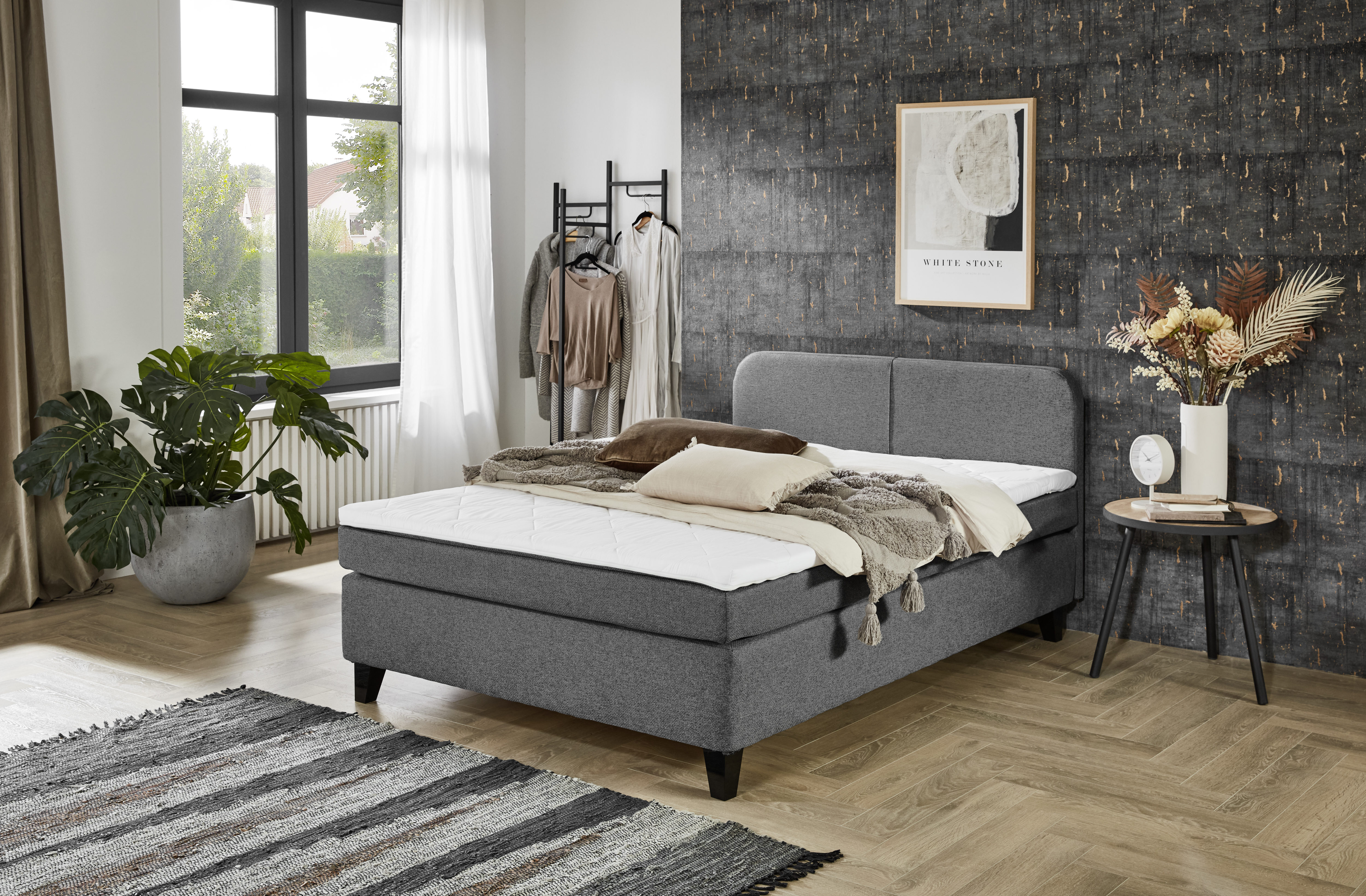 Sun Garden Boxspringbett 2410 Joliet, 140 x 200 cm