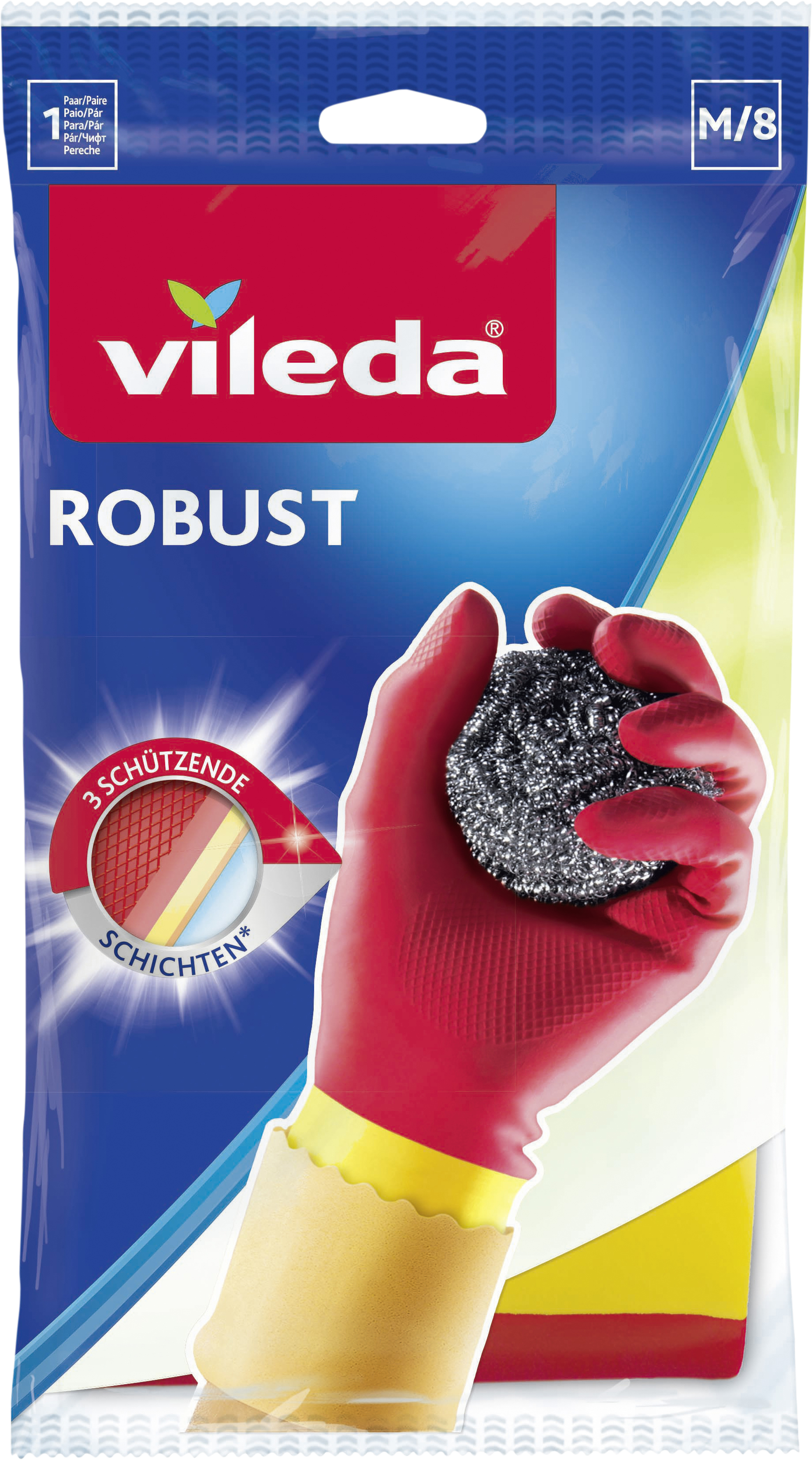 054157_682 VILEDA HAUSHALTSHANDSCHUH DER ROBUSTE MITTEL