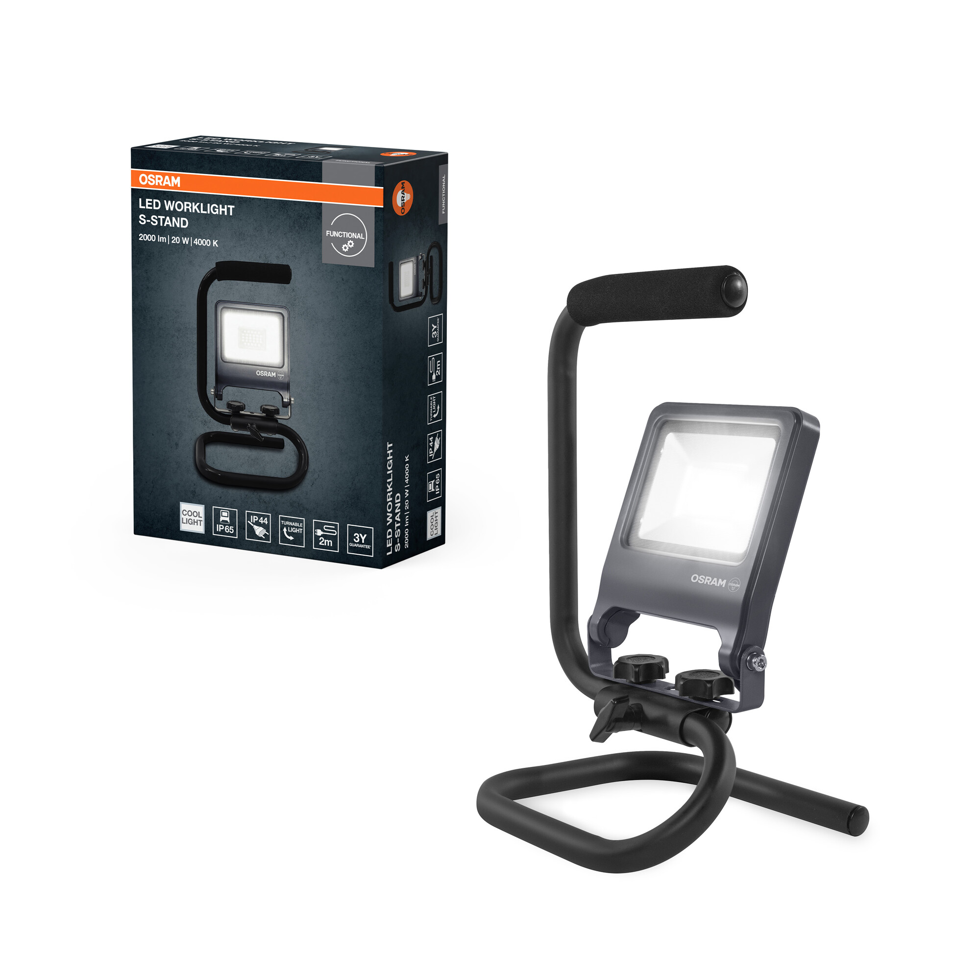 Osram Baustrahler "LED Worklight S-Stand", 20W