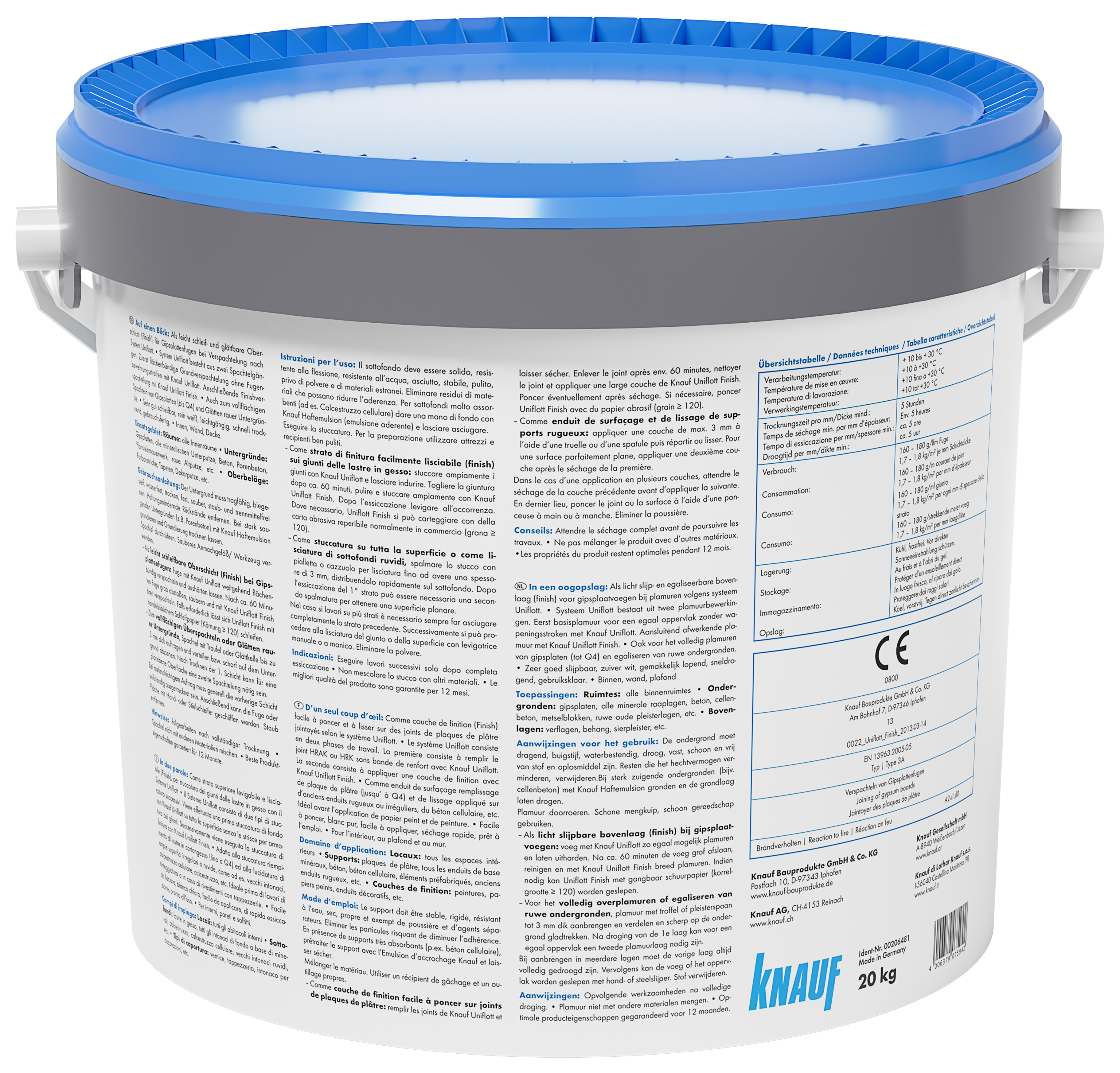 Knauf uniflott finish, 20 kg Knauf uniflott finish, 20 kg