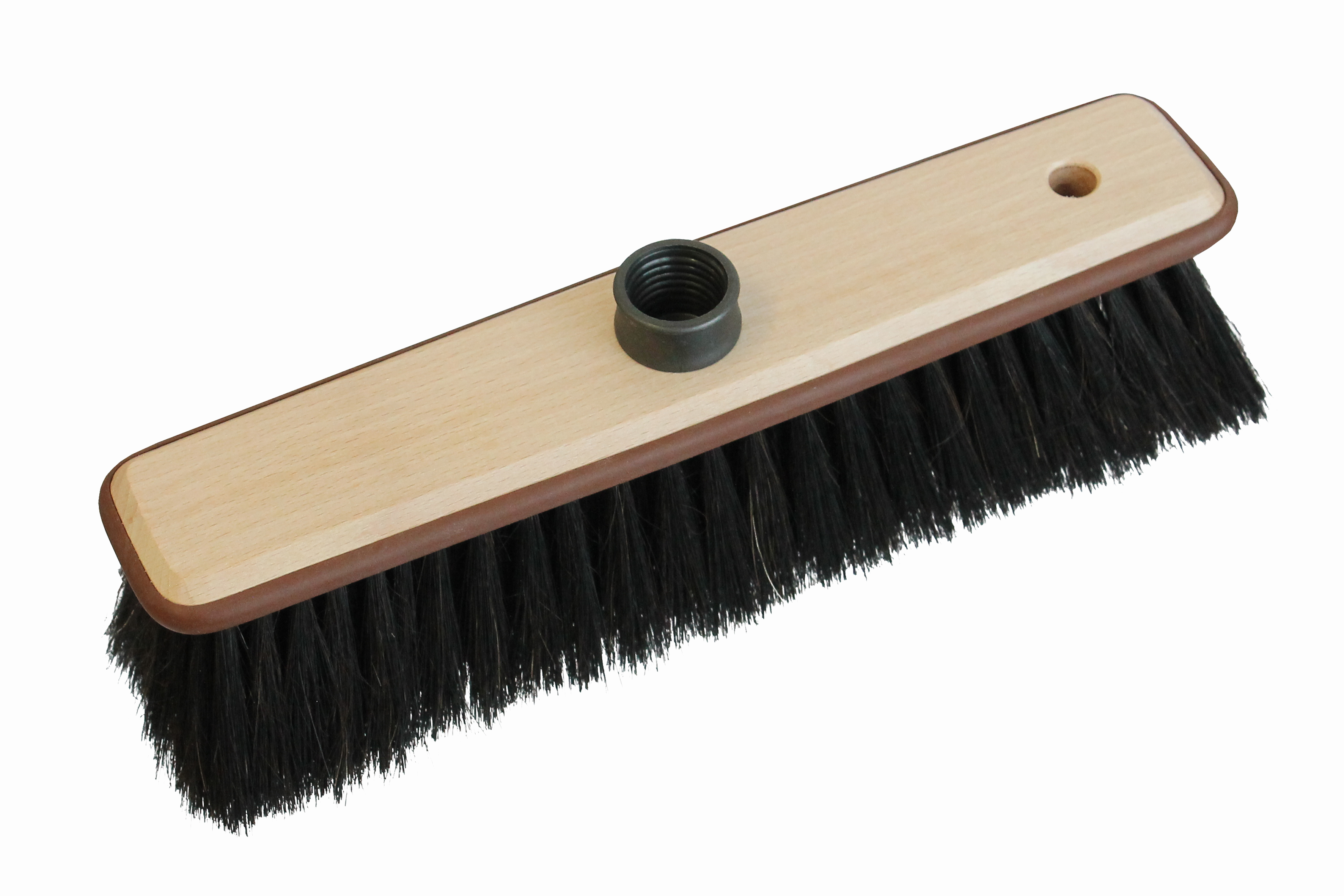 Bürstenmann Zimmerbesen Holz FSC mit Möbelschutzkante Braun  Bürstenmann Zimmerbesen Holz FSC mit Möbelschutzkante Braun