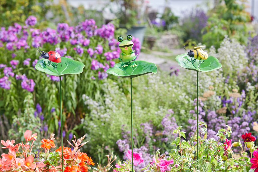 Gartenstab Blatt + Tier sortiert