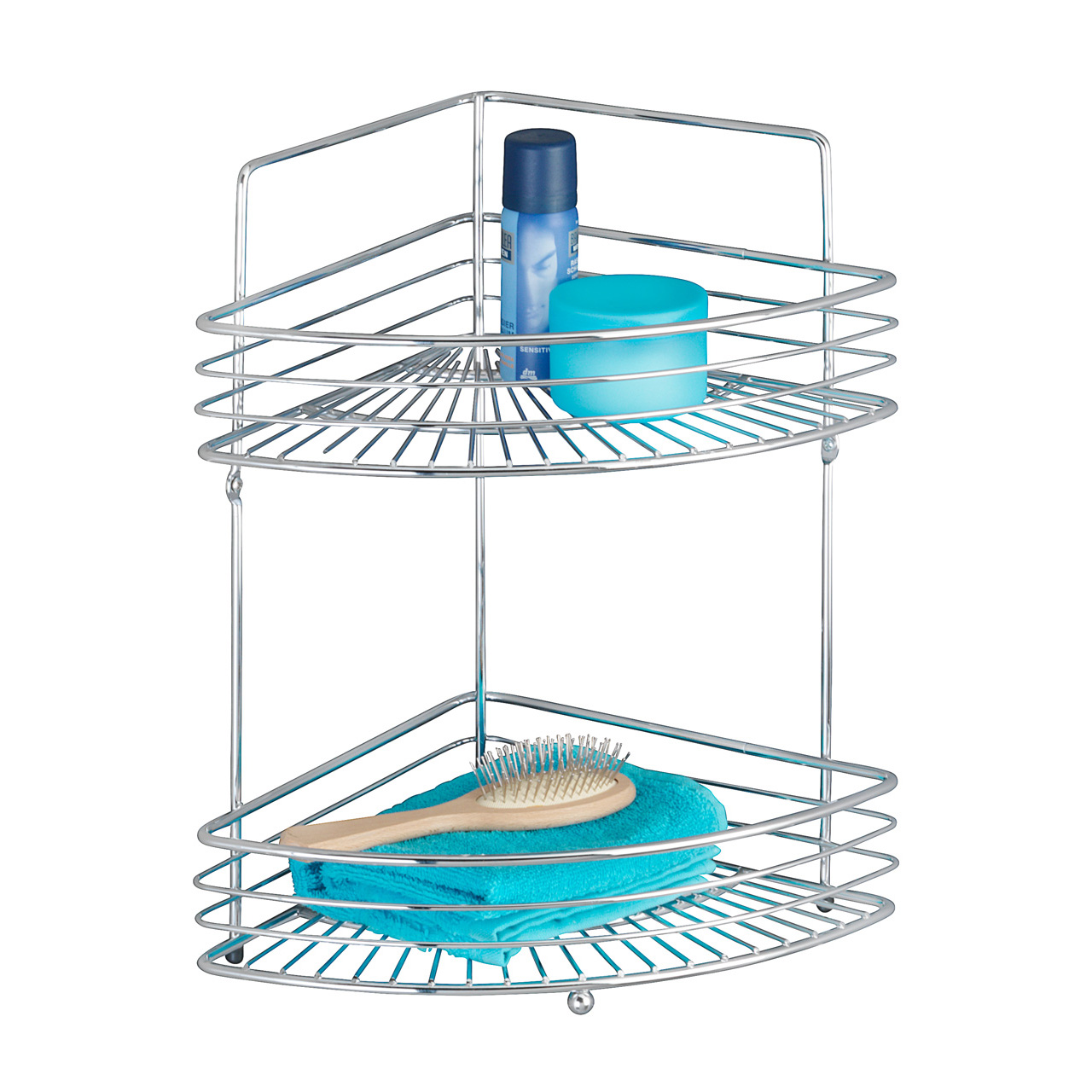 422864-Bad-Eckwandablage-Milano-2-Etagen_FS_01 WENKO ECKWANDABLAGE MILANO 2ETAGEN 22X31X37C