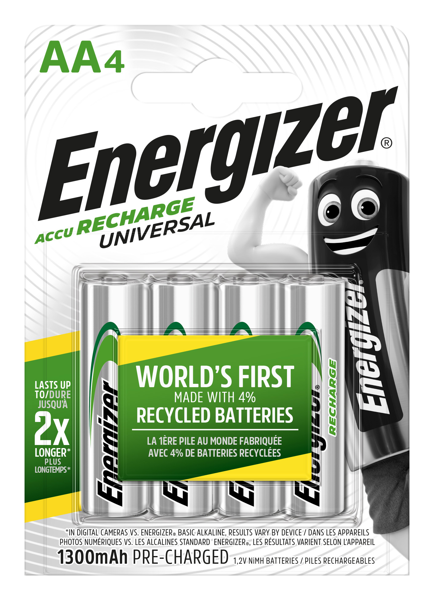 7638900424270 ENERGIZER AKKU UNIVERSAL MIGON AA 1300MAH