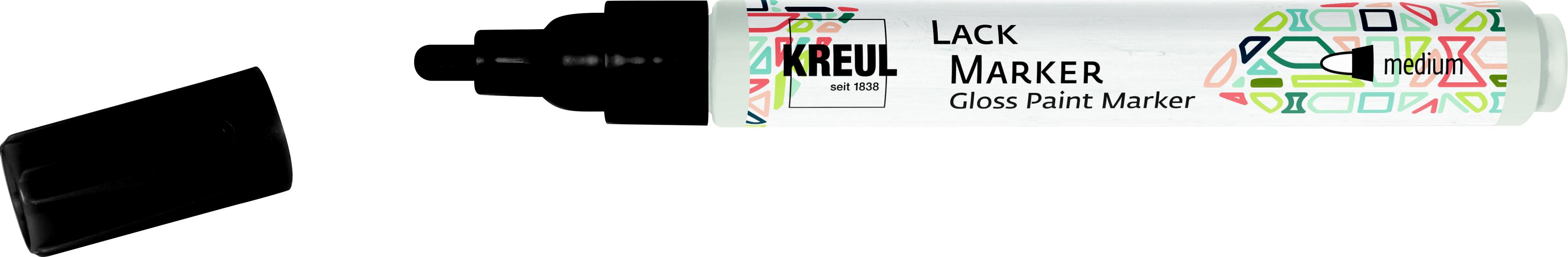 LACKMALSTIFT MEDIUM 2-4MM SCHWARZ  KREUL