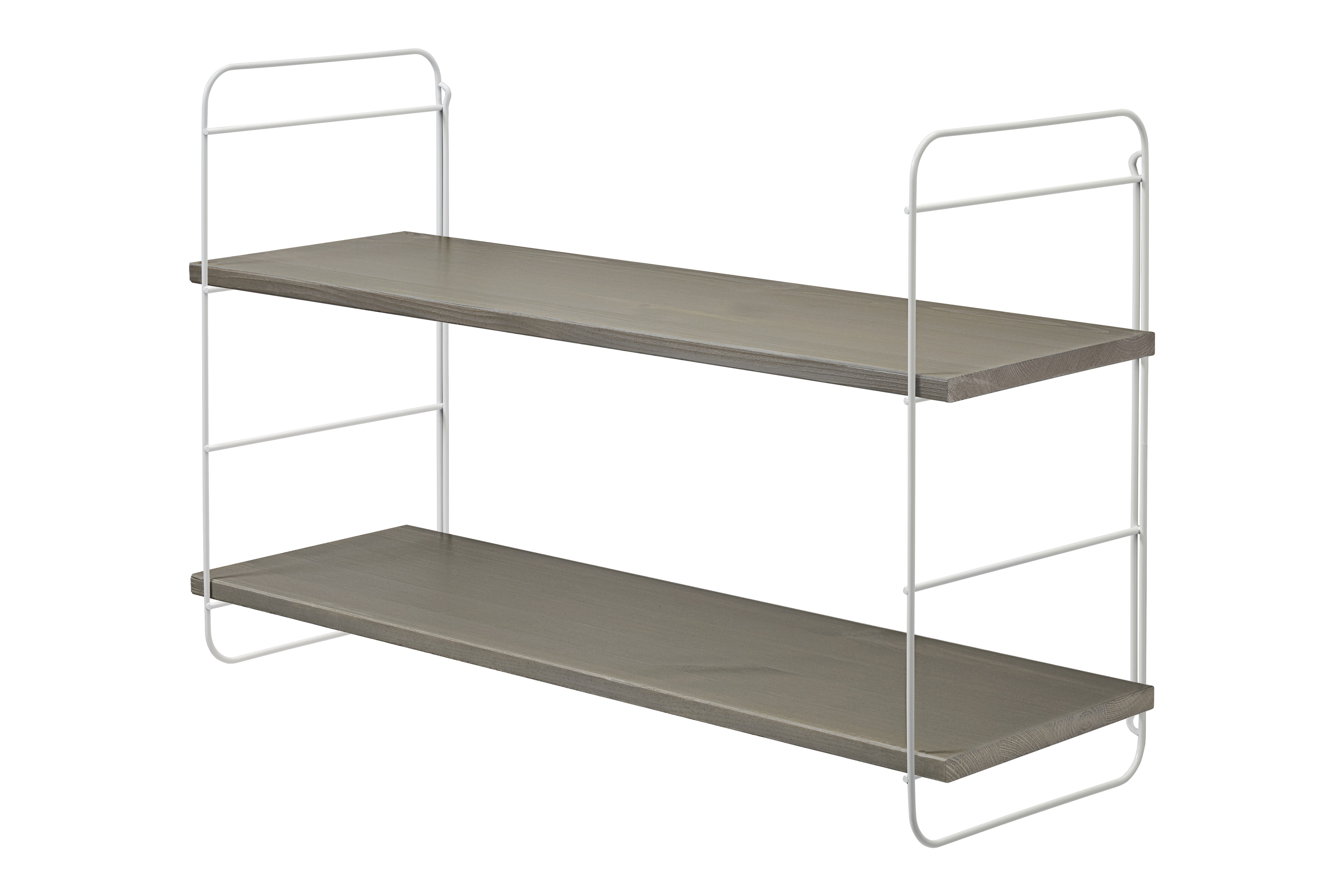 Dolle Regalset Scala, 800 x 250 x 18 mm, kiefer grau/weiß Dolle Regalset Scala, 800 x 250 x 18 mm, kiefer grau/weiß